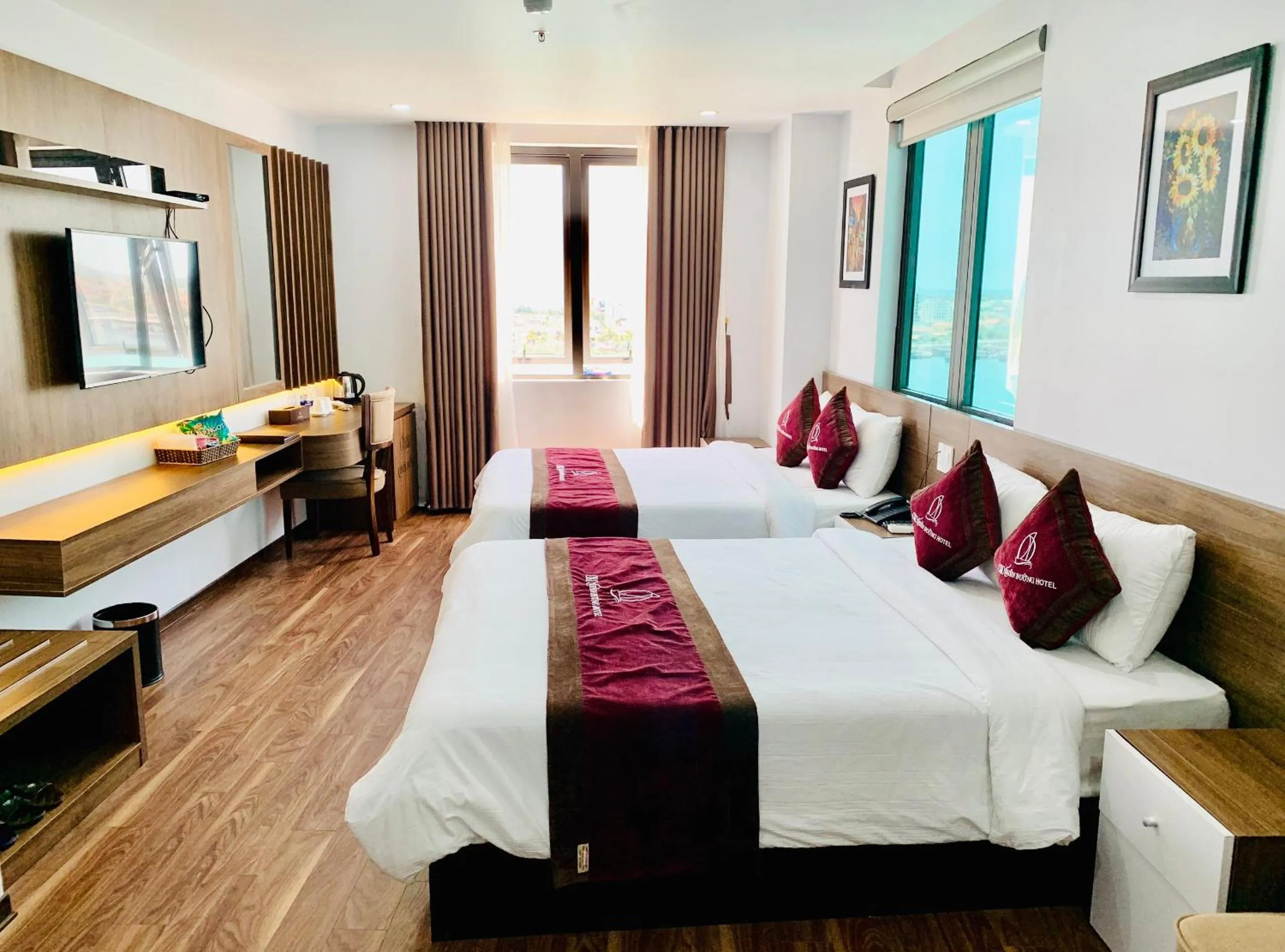 Photo of the whole room, Bed in CKC Thien Duong Hotel