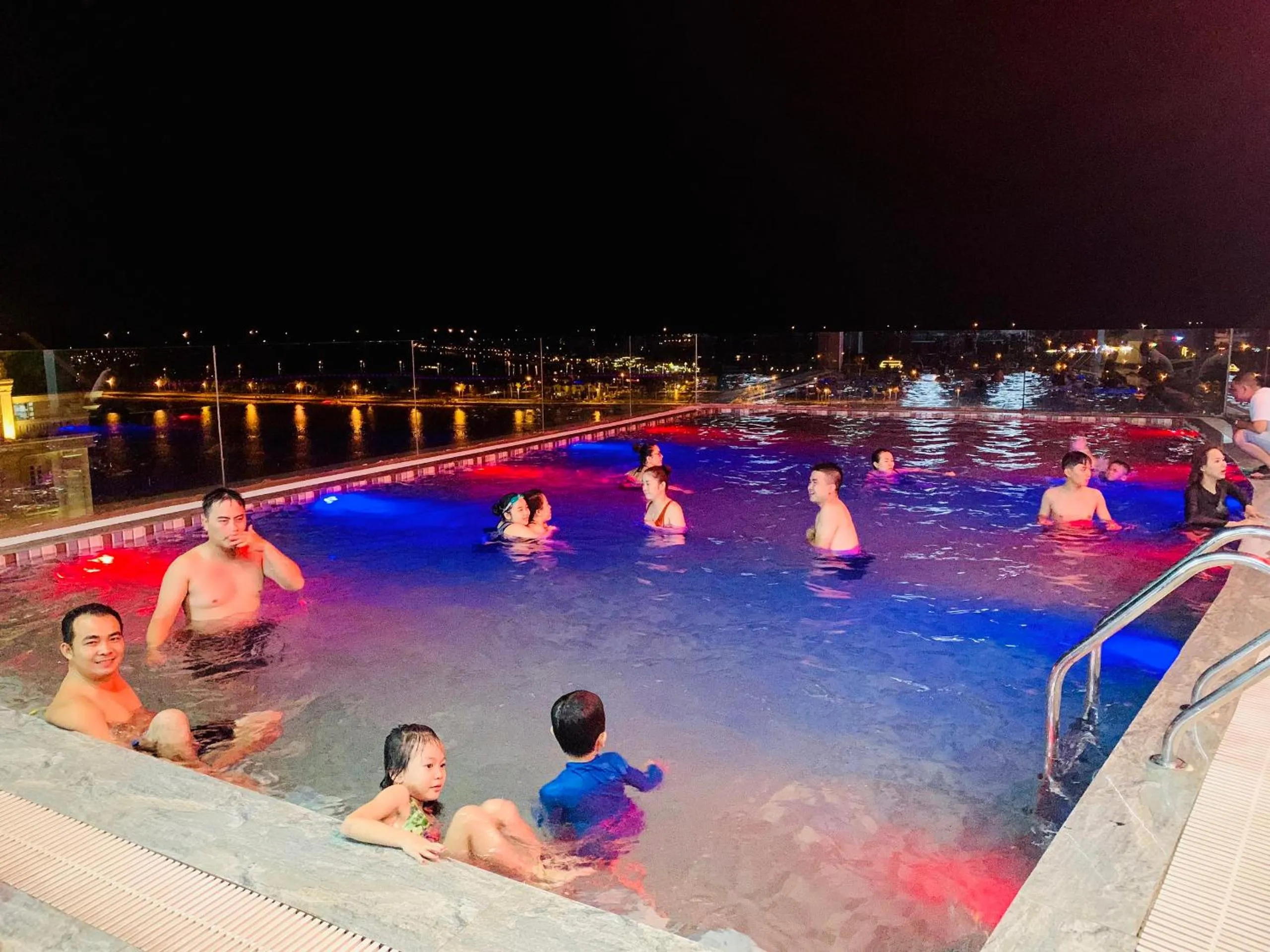 Swimming pool in CKC Thien Duong Hotel