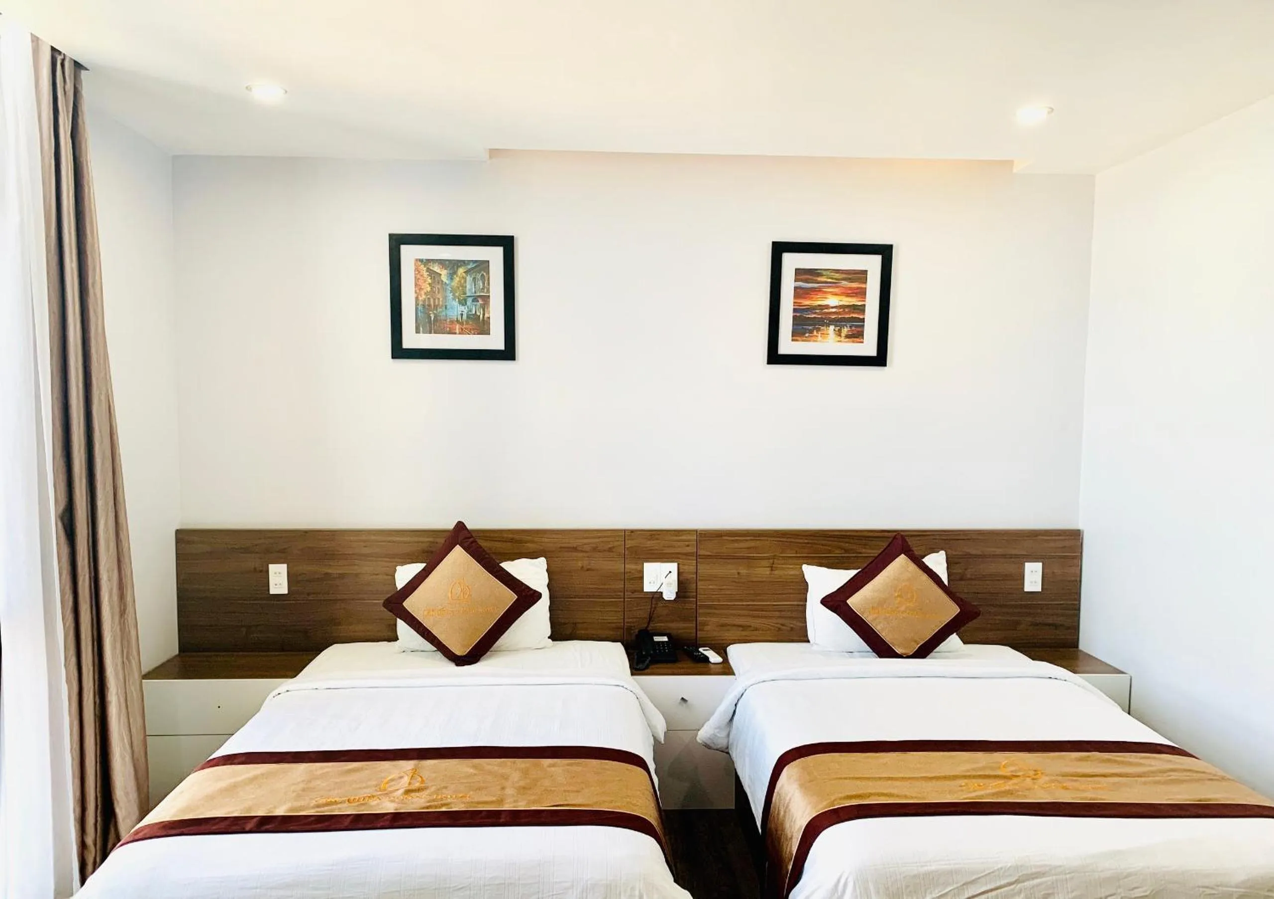 Bed in CKC Thien Duong Hotel