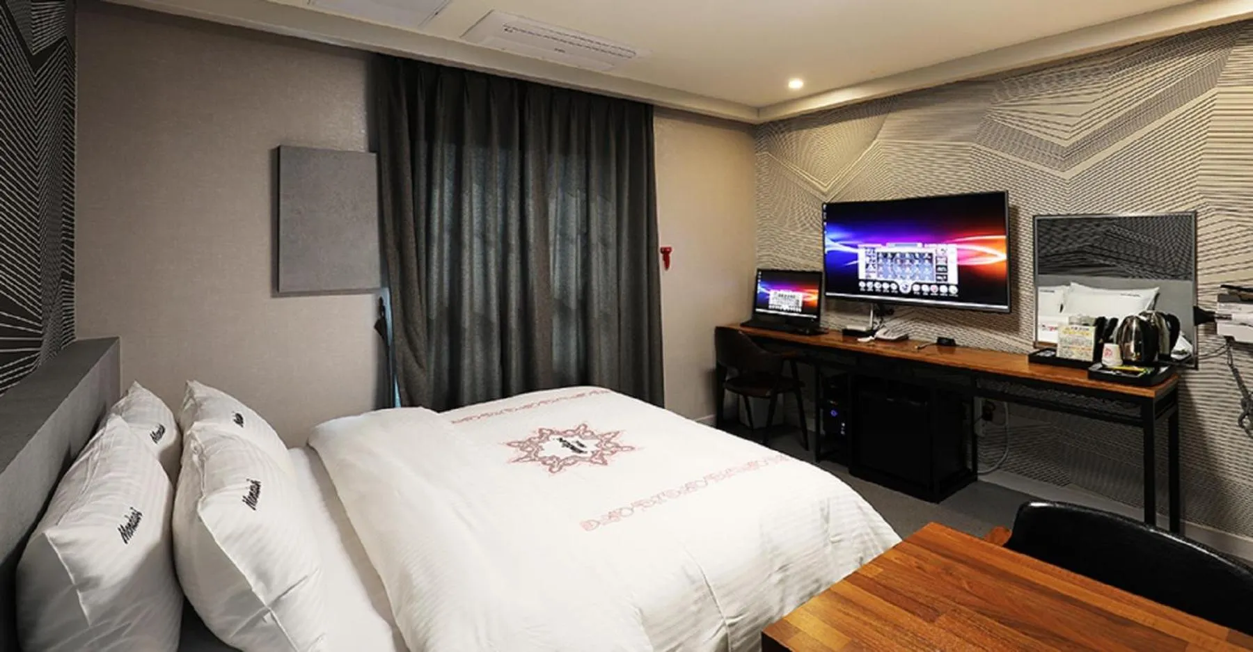 Bed in Hotel Mondavi