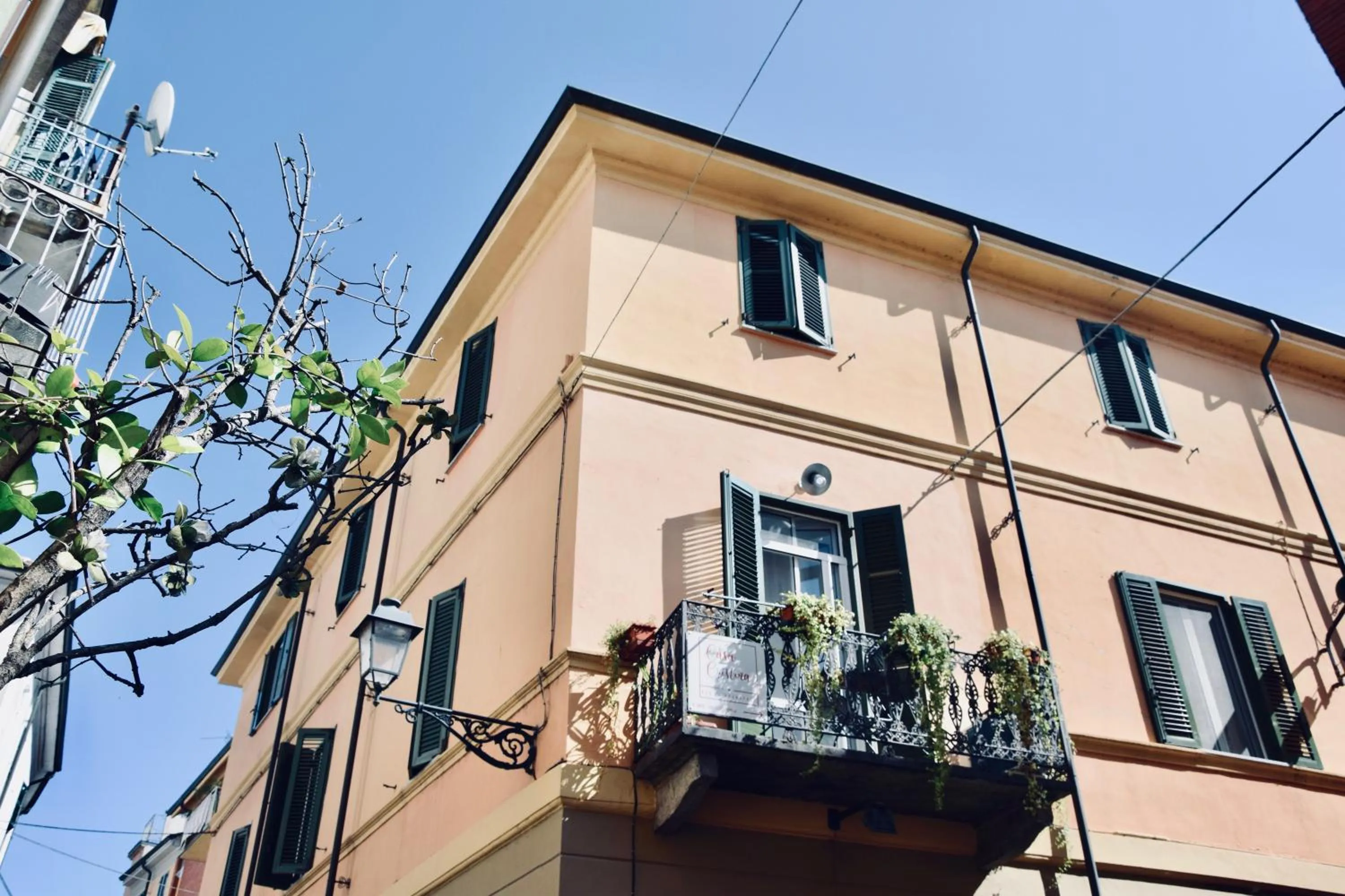 Facade/entrance in Casa Cristina