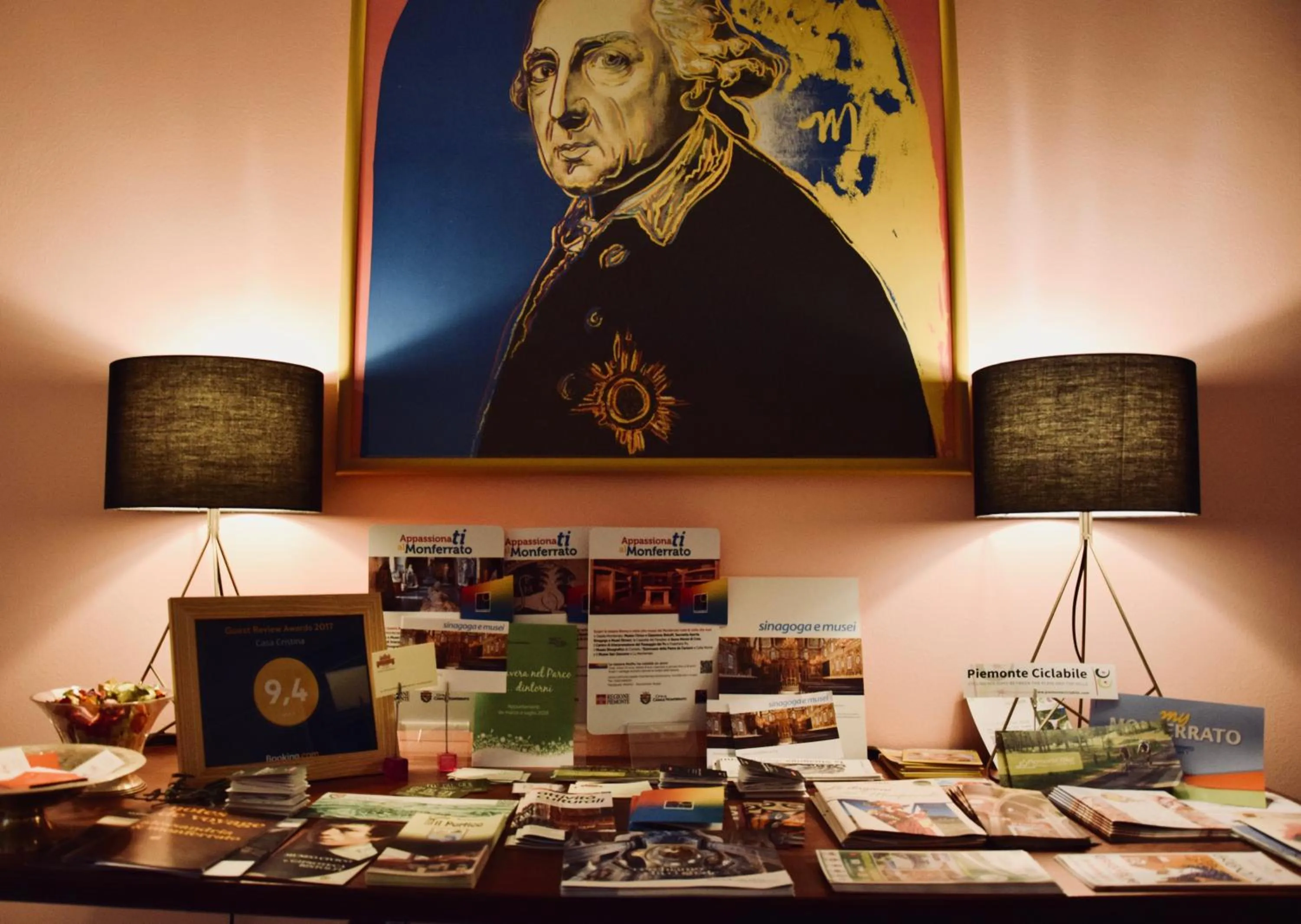 Lobby or reception in Casa Cristina