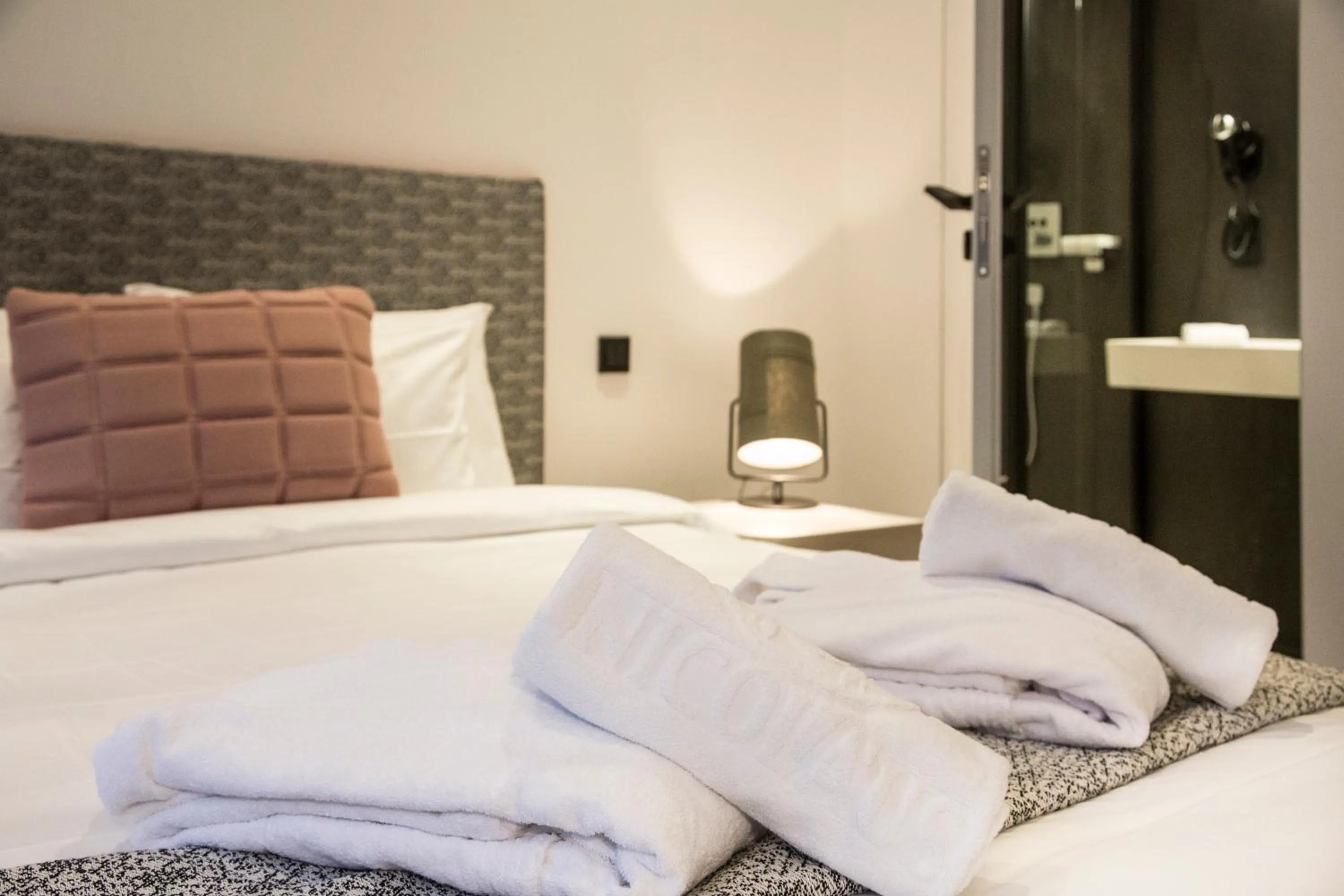 Bed in Hotel Nicolaus