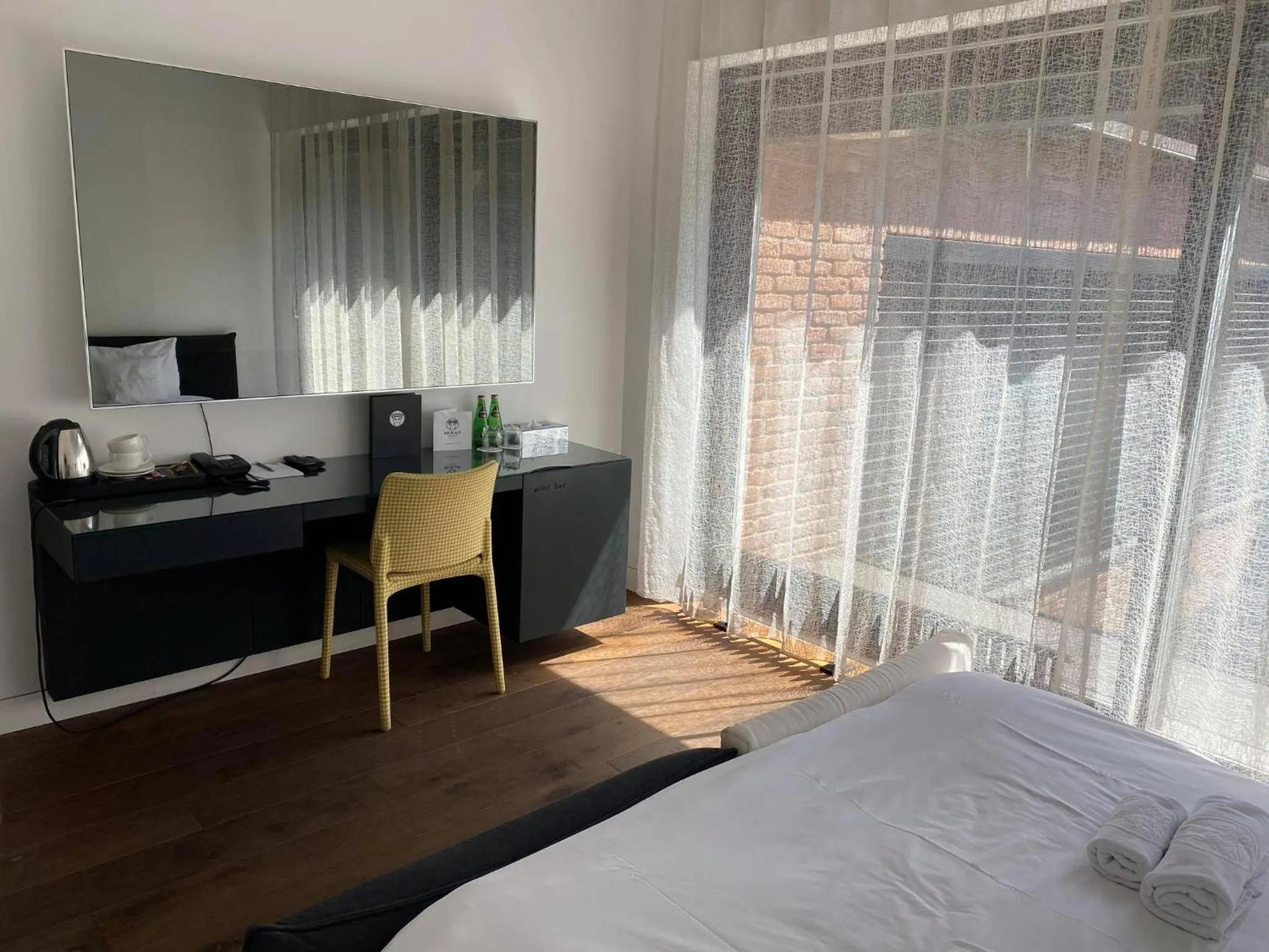 Bed in Hotel Nicolaus