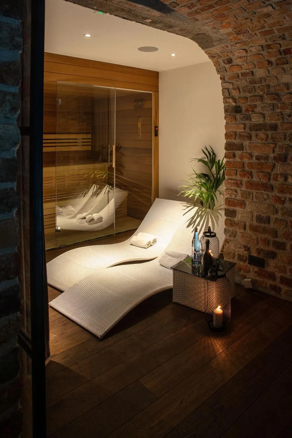 Sauna, Bed in Hotel Nicolaus