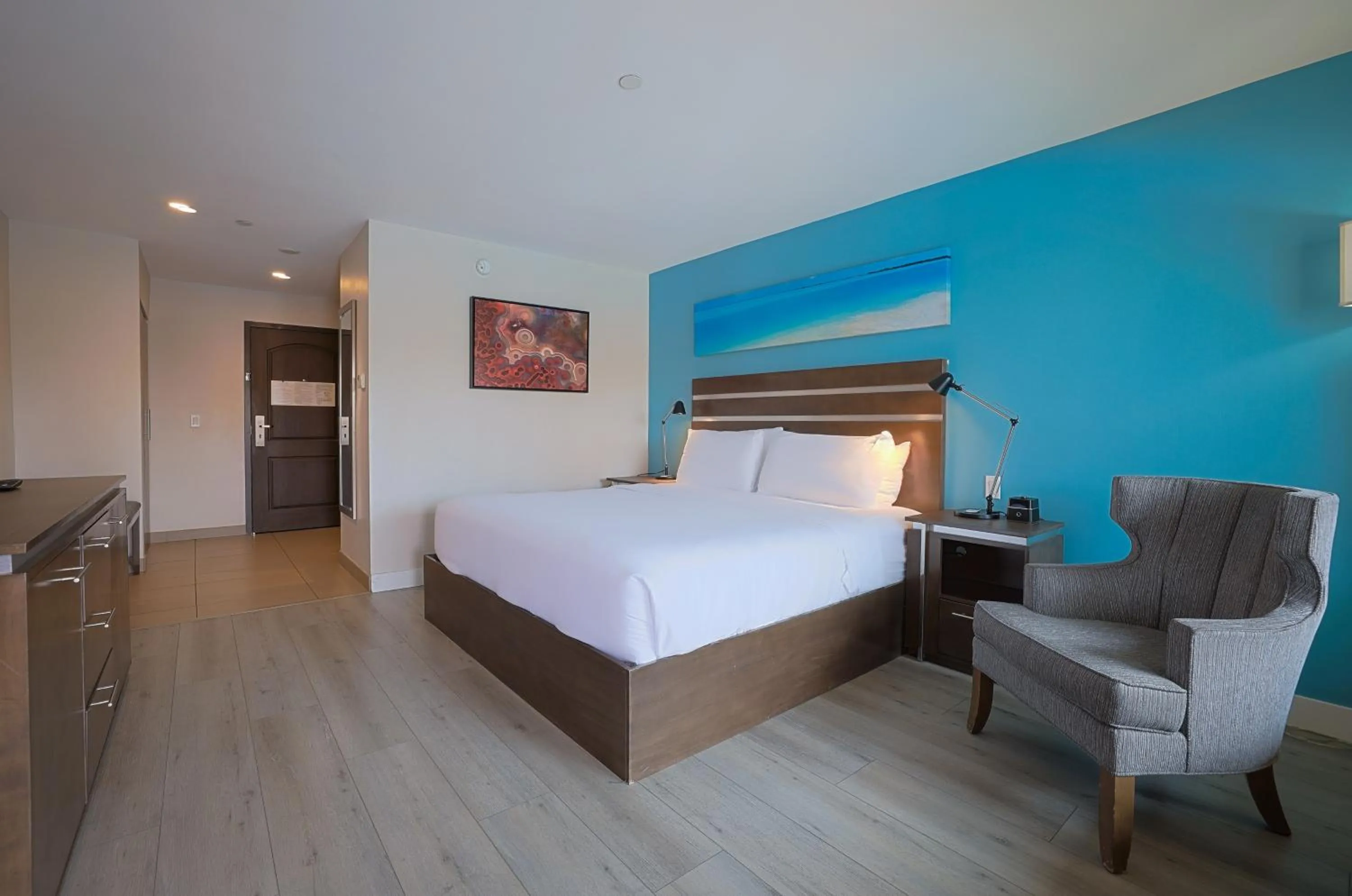 Bed in The Cove Hotel