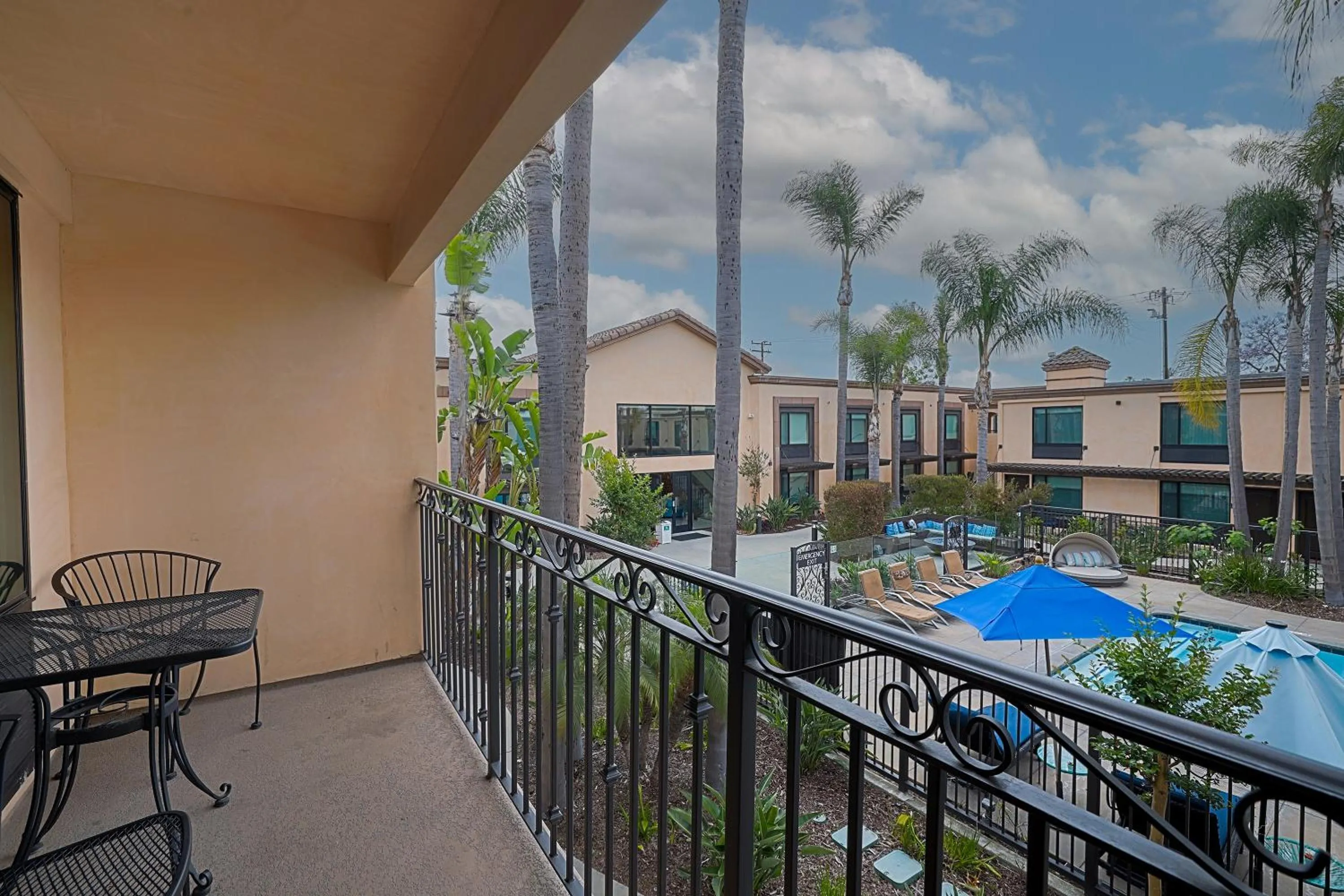Patio in The Cove Hotel