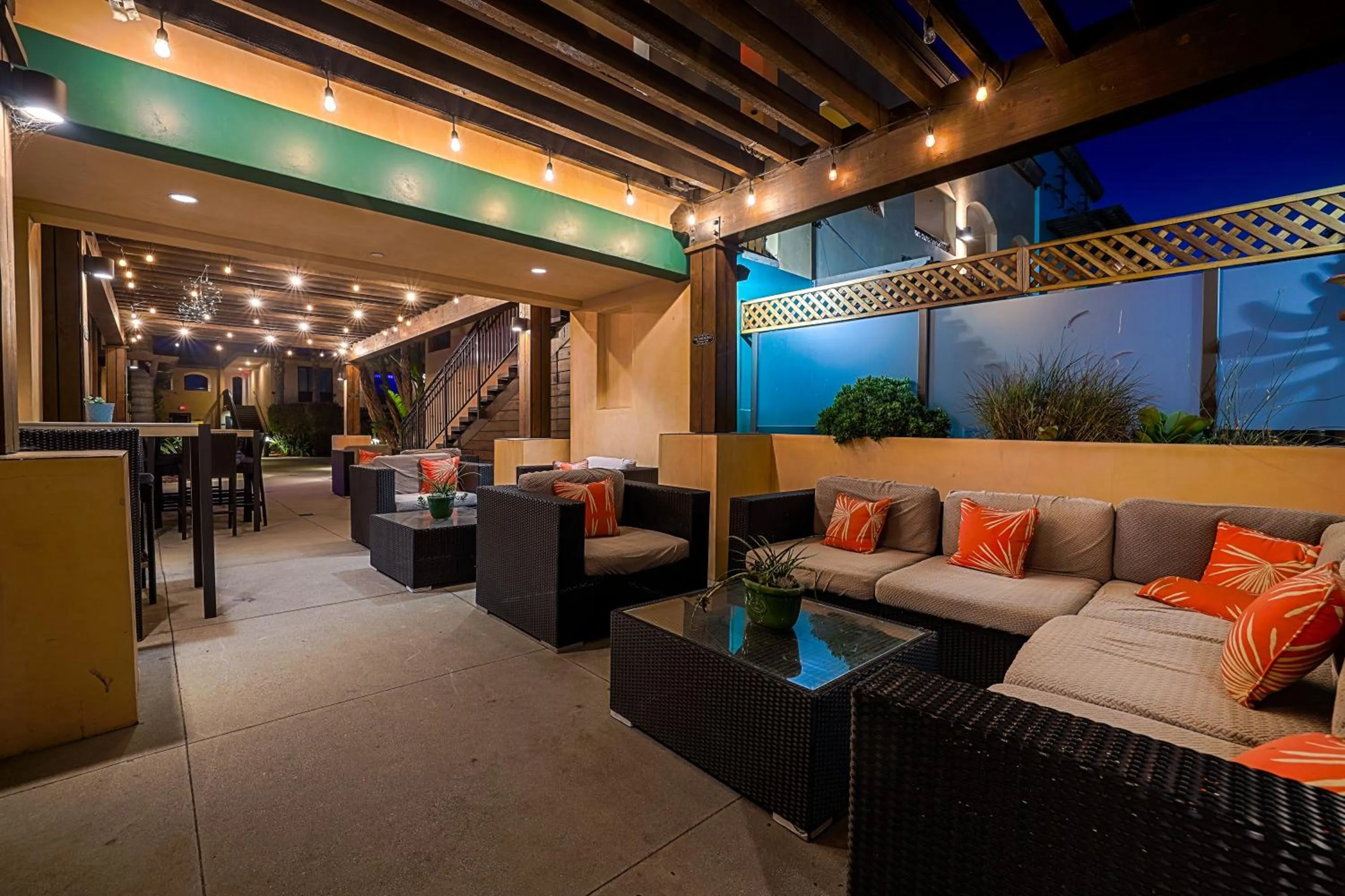 Patio in The Cove Hotel