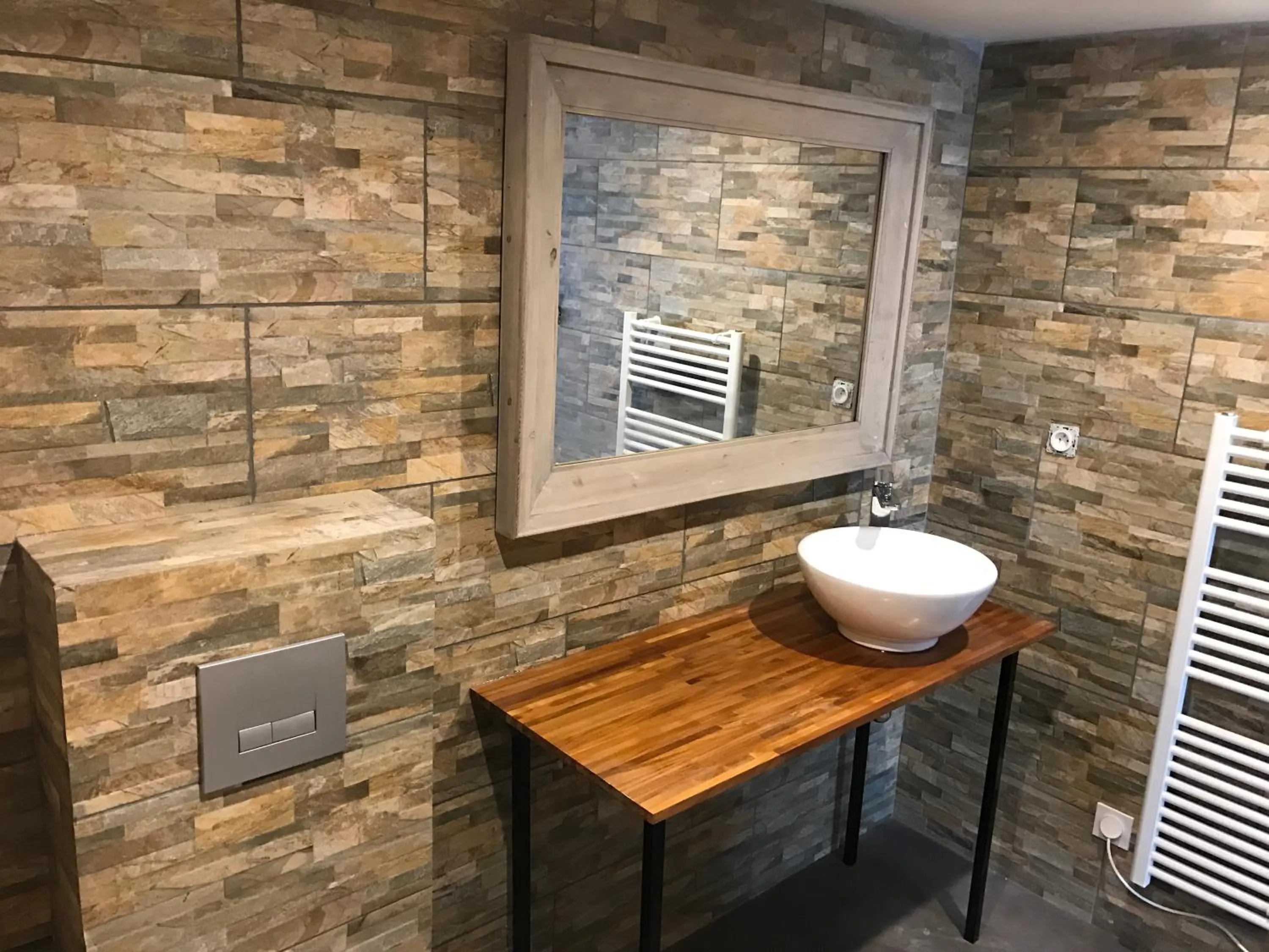 Bathroom in L'hostellerie de Sèvremont