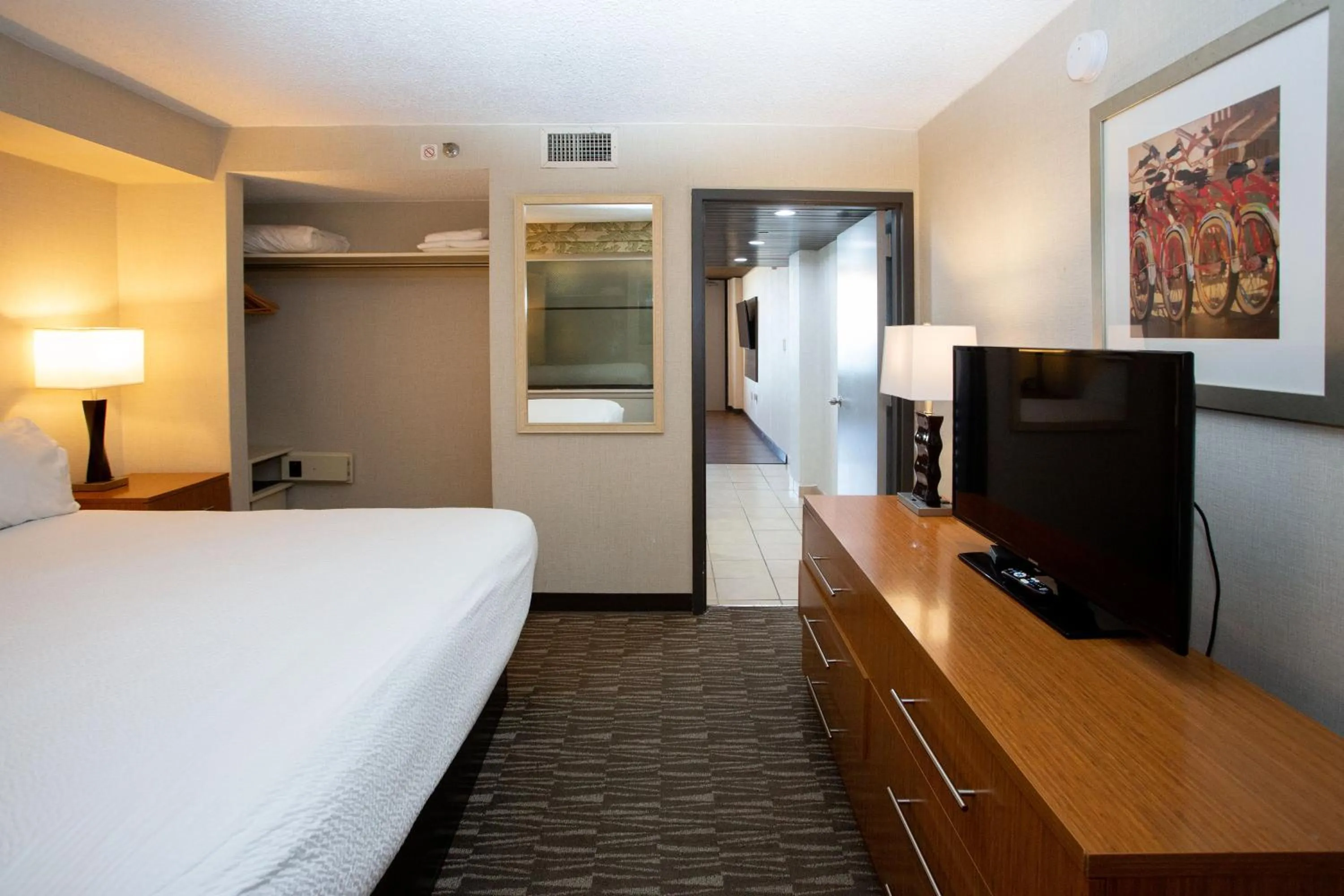 Bed in The Barclay Towers Hotel and Resort