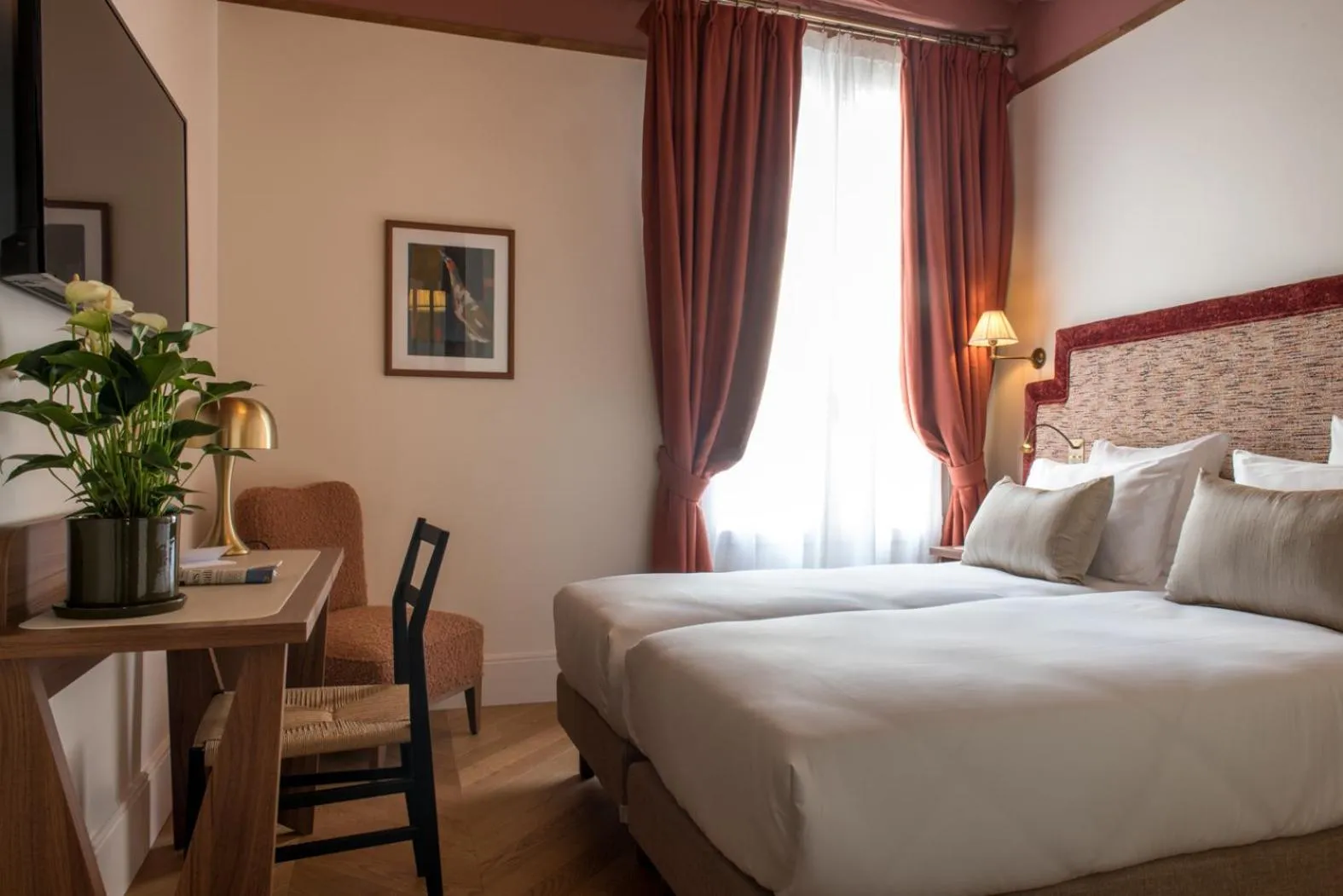 Photo of the whole room, Bed in Hôtel Fougère