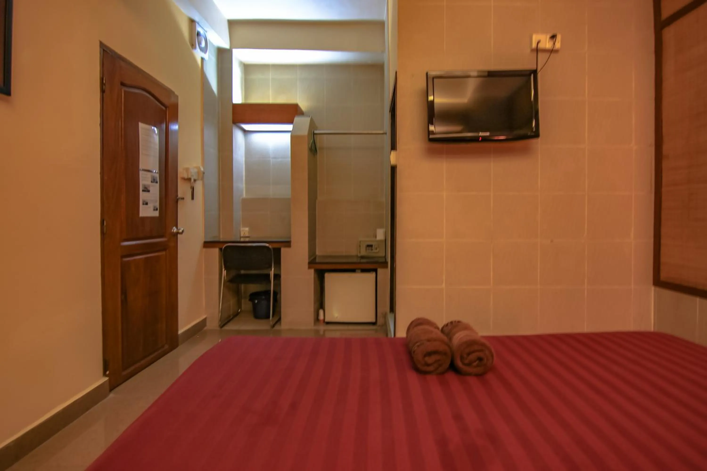 Bed in Bar Oz Riverside Guesthouse