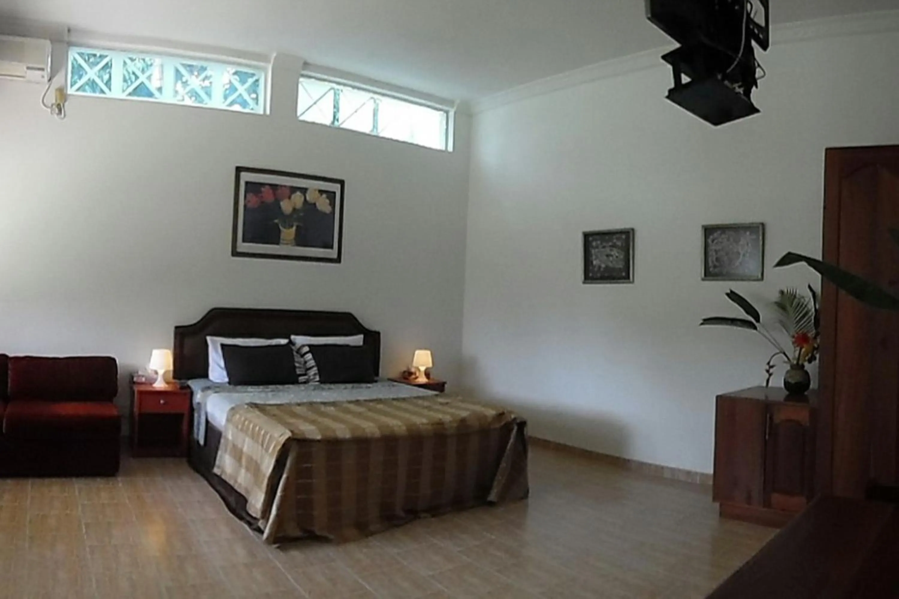 Bed in The Hilltop Boosa