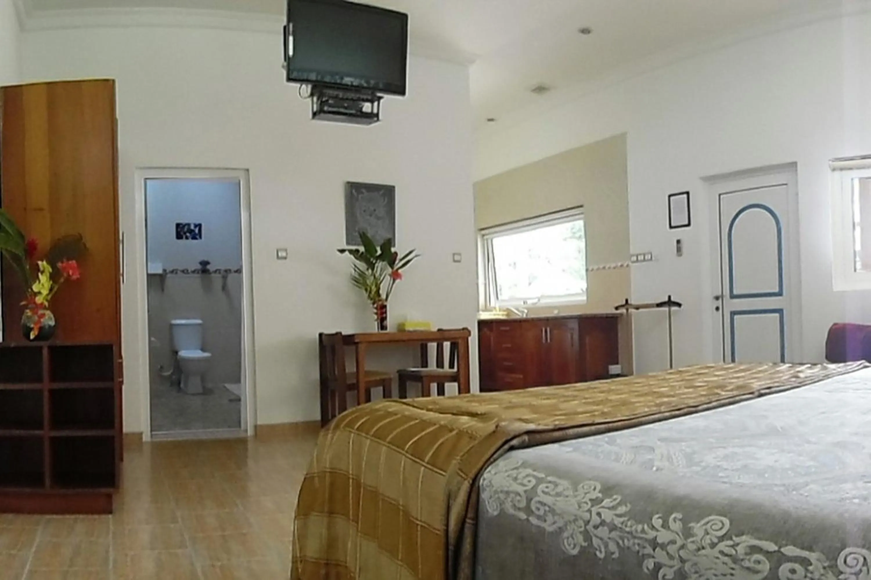 Bed in The Hilltop Boosa