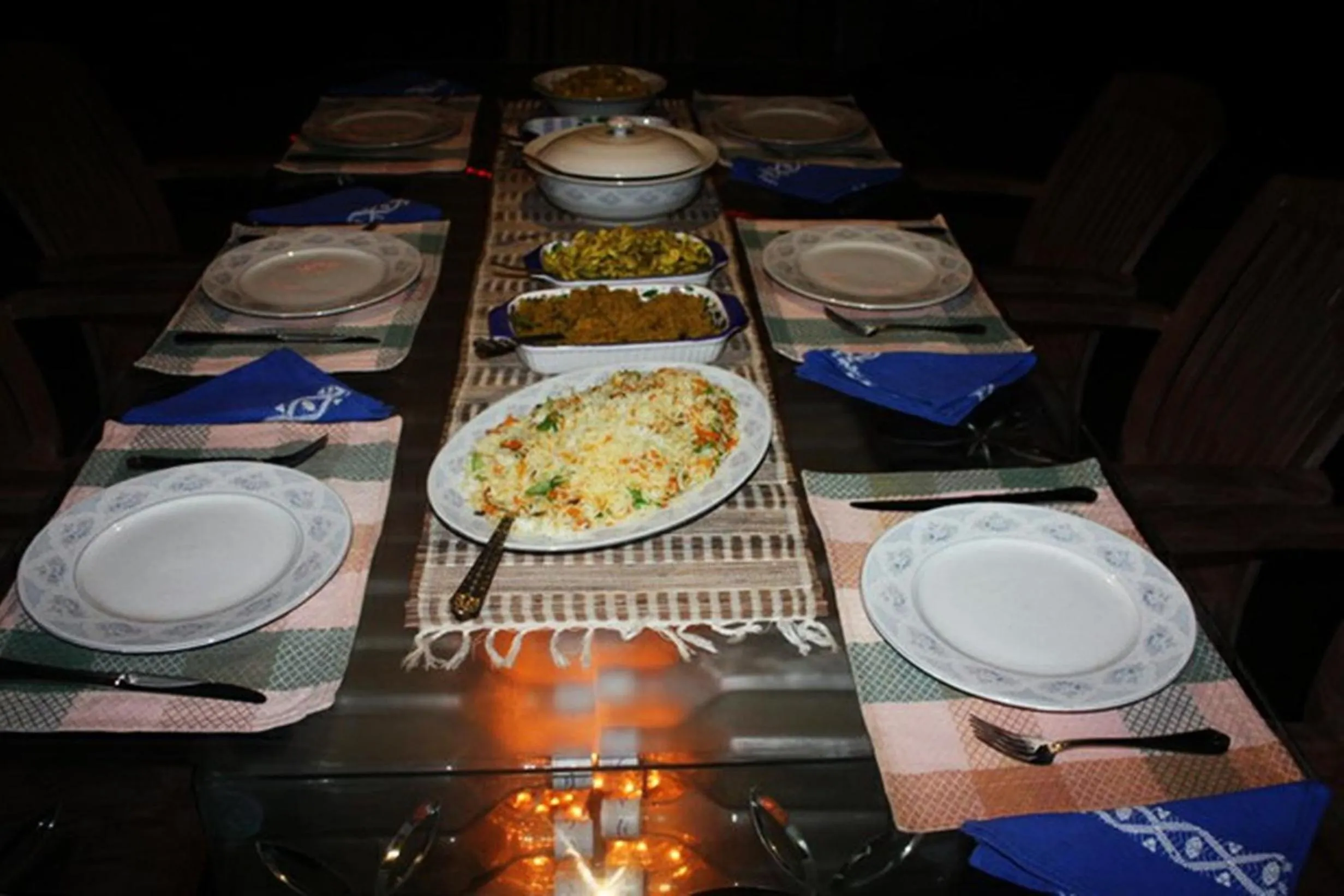 Dinner in The Hilltop Boosa