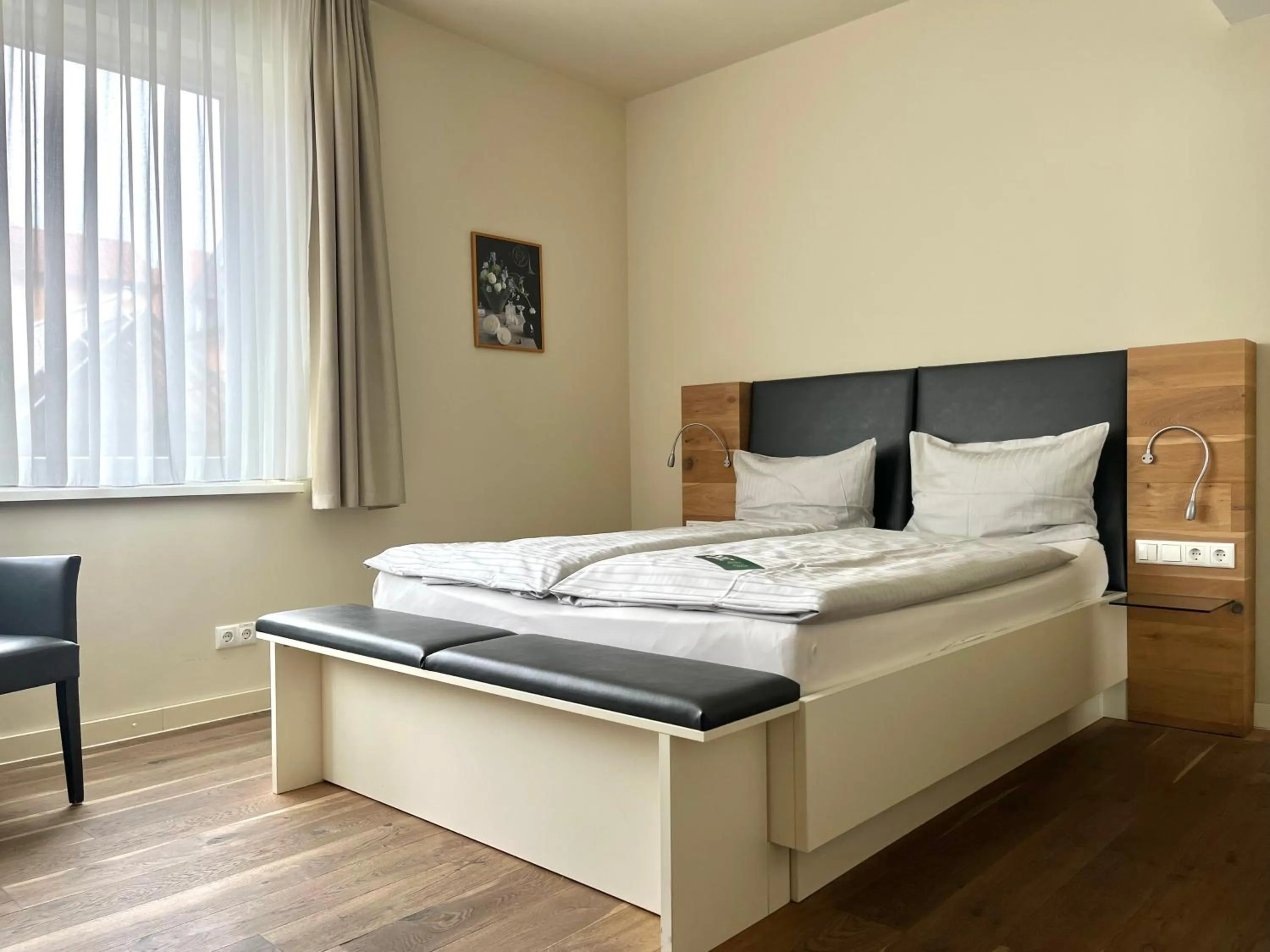 Bed in Gasthaus Zur Noll