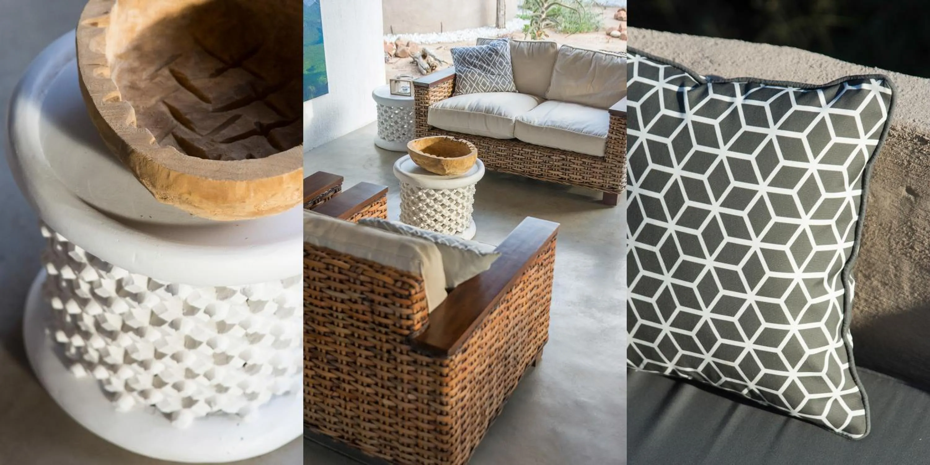 Communal lounge/ TV room in Bushbaby River Lodge