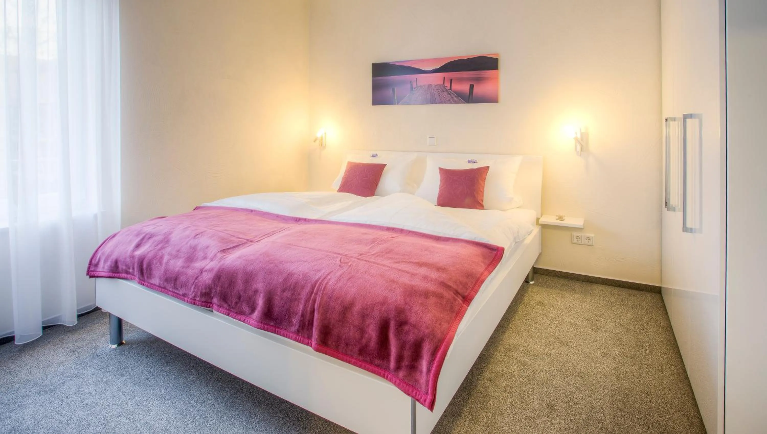 Decorative detail, Bed in Weyher Aparthotel