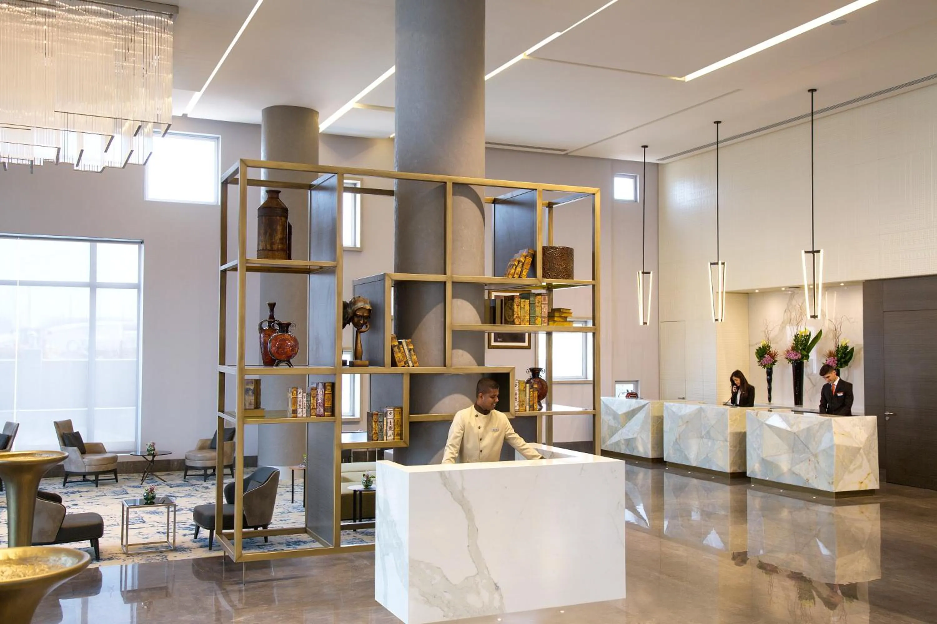 Lobby or reception in Erbil Arjaan by Rotana