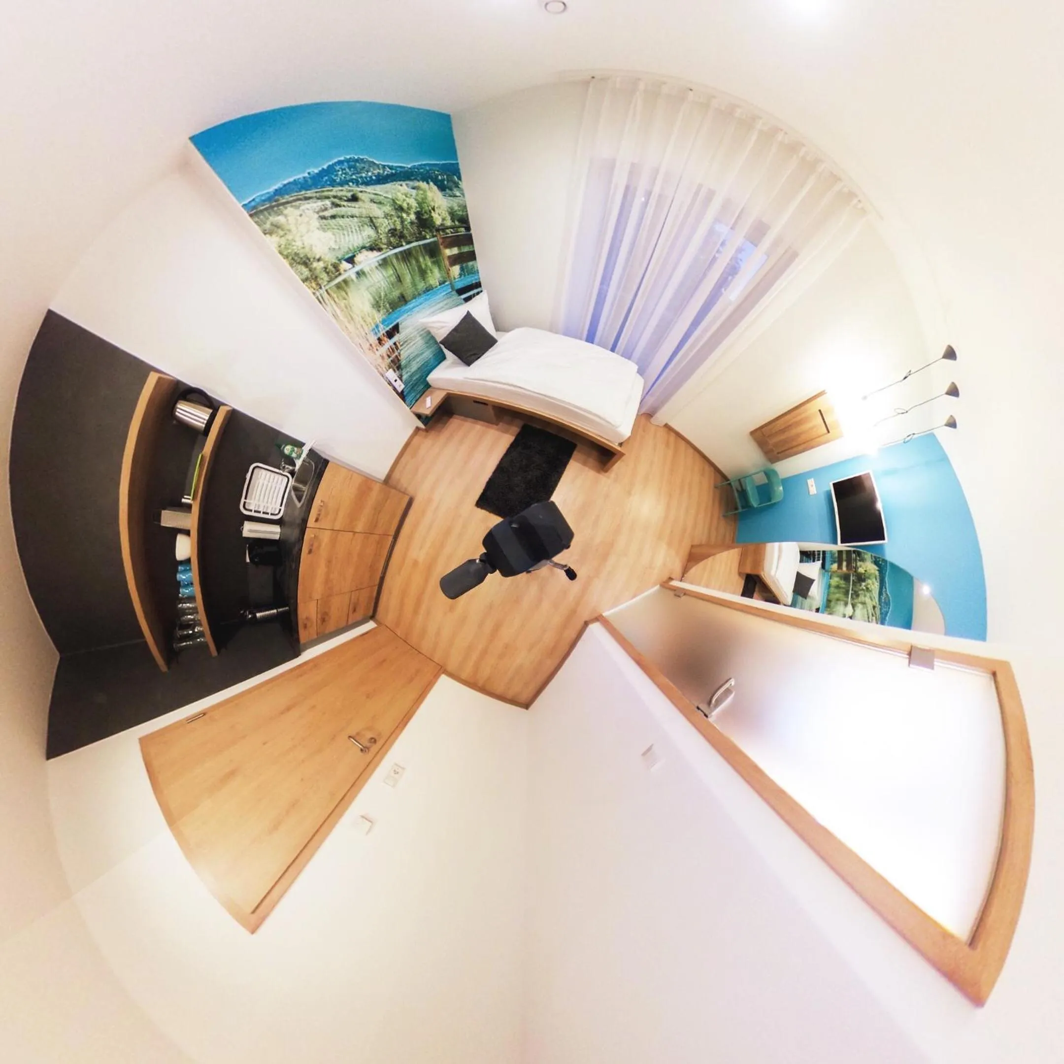 Kitchen or kitchenette in Pension Breitenauer See