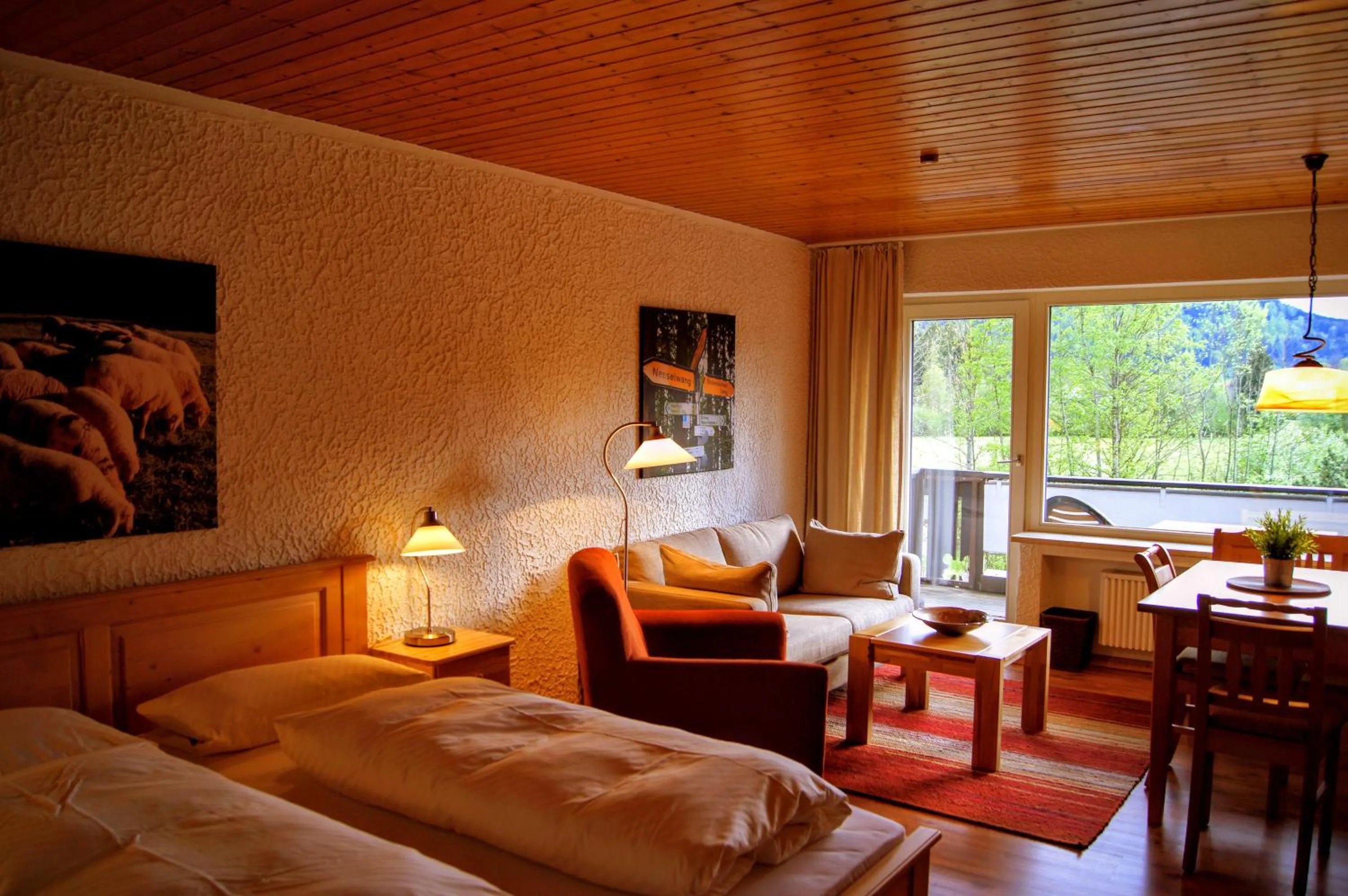 Bed in Bavarian Holiday Hideaway