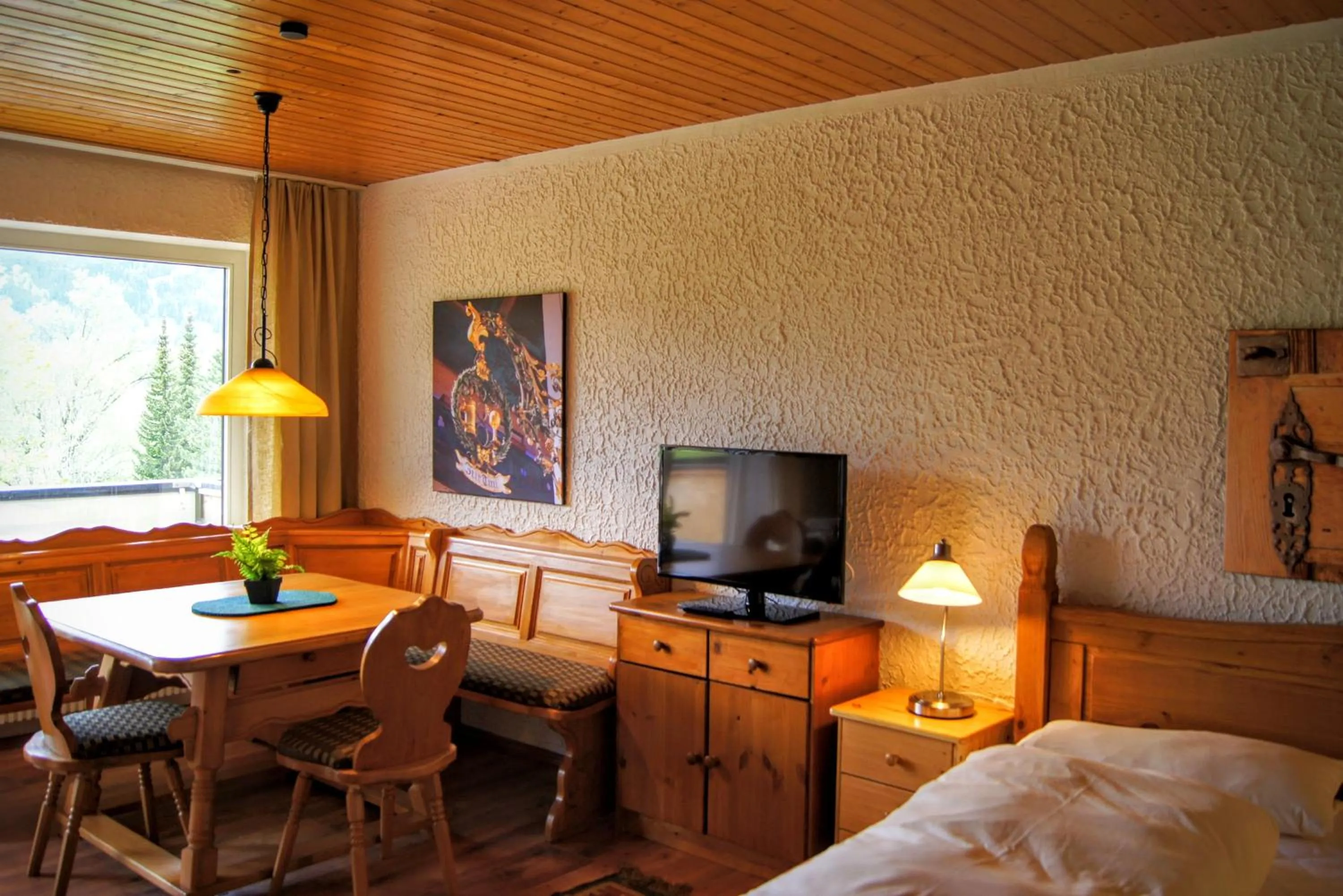 Bed in Bavarian Holiday Hideaway
