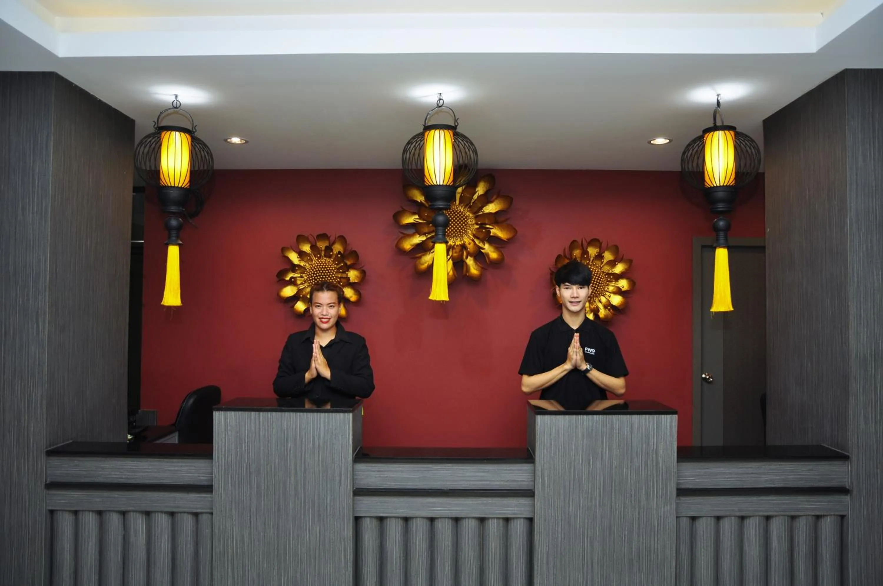 Lobby or reception in Chiangmai S.P. Hotel