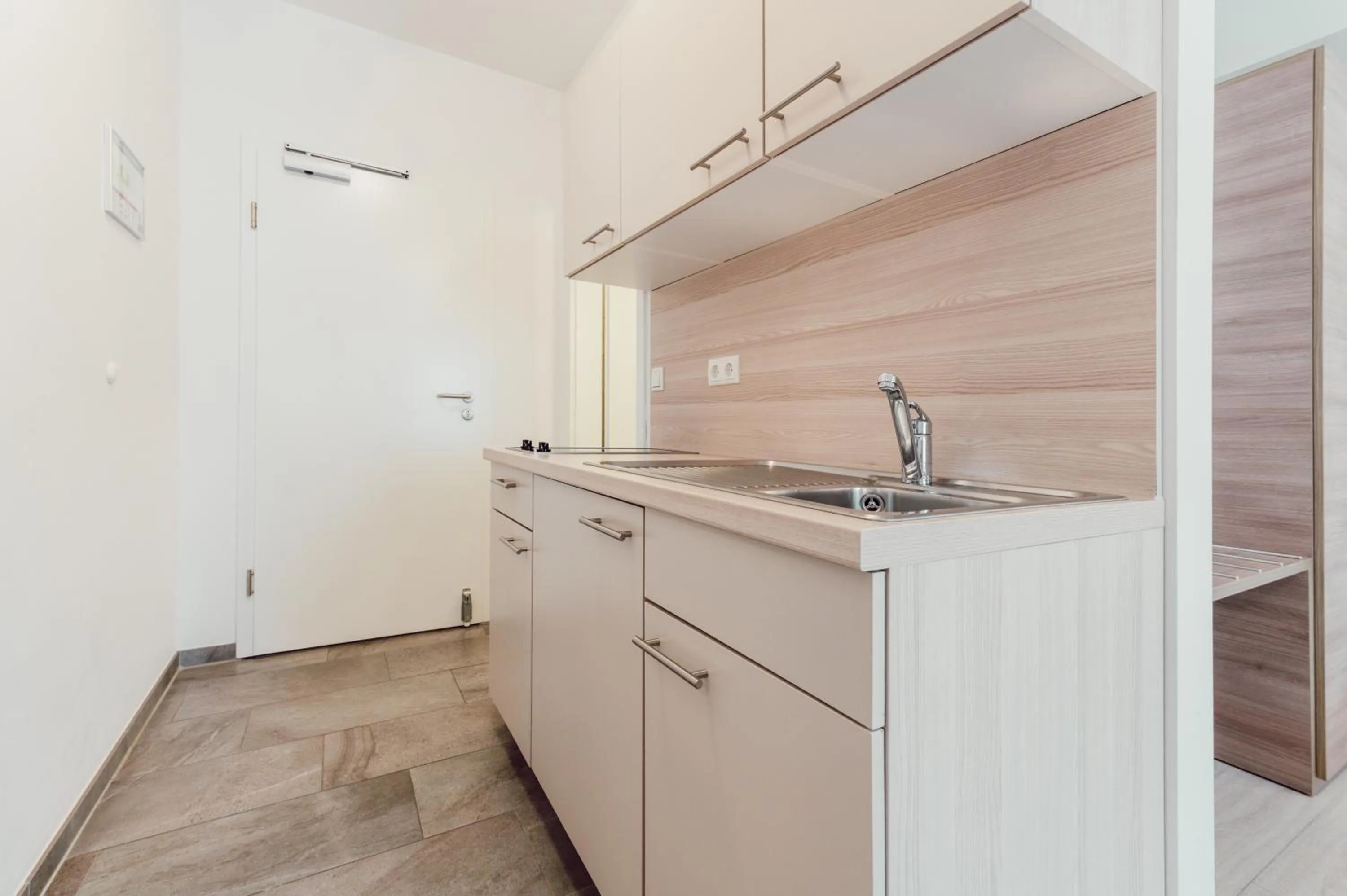 Kitchen or kitchenette in Aparthotel Othello