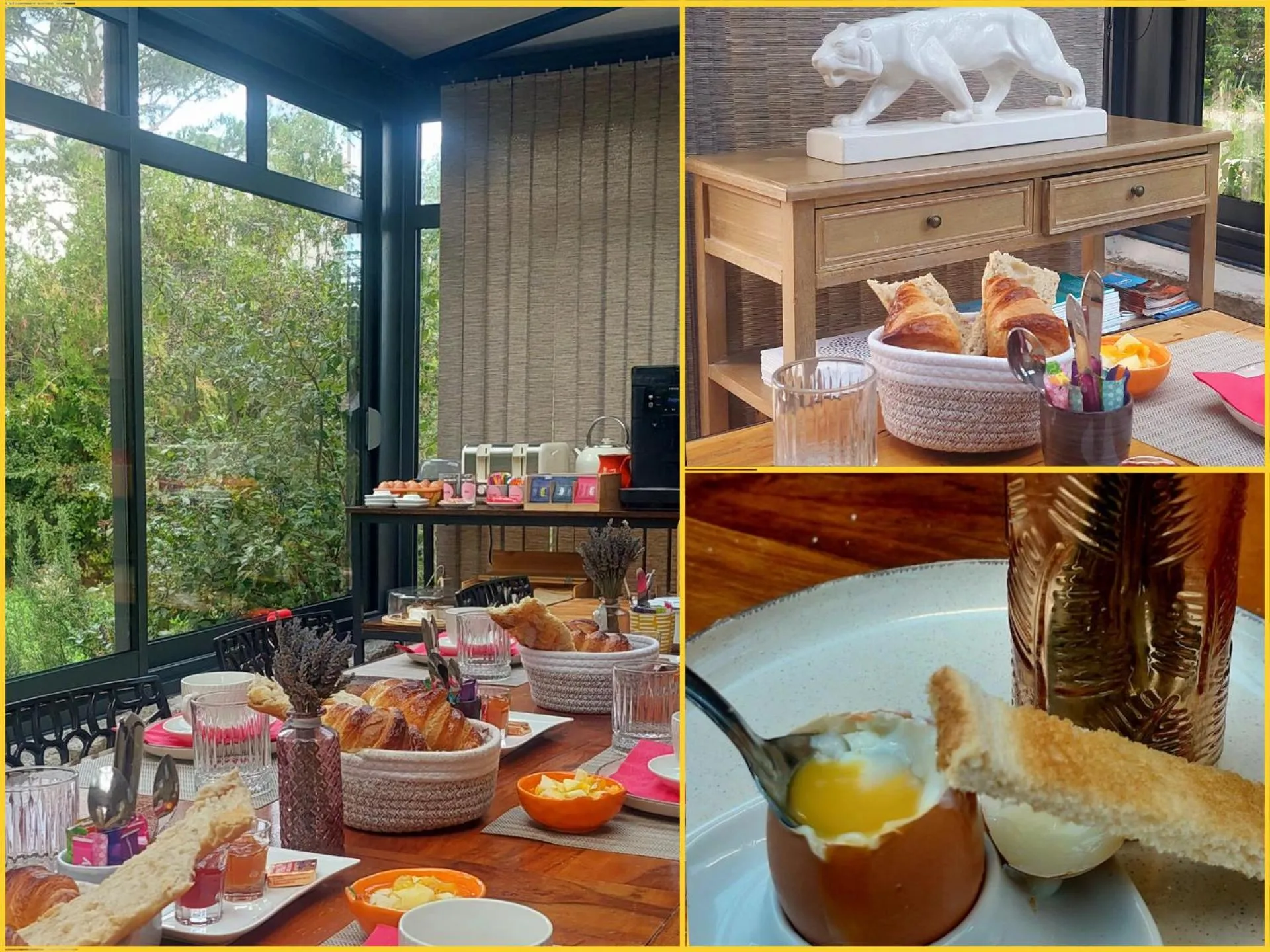 Breakfast in Les Jardins d'Eleusis