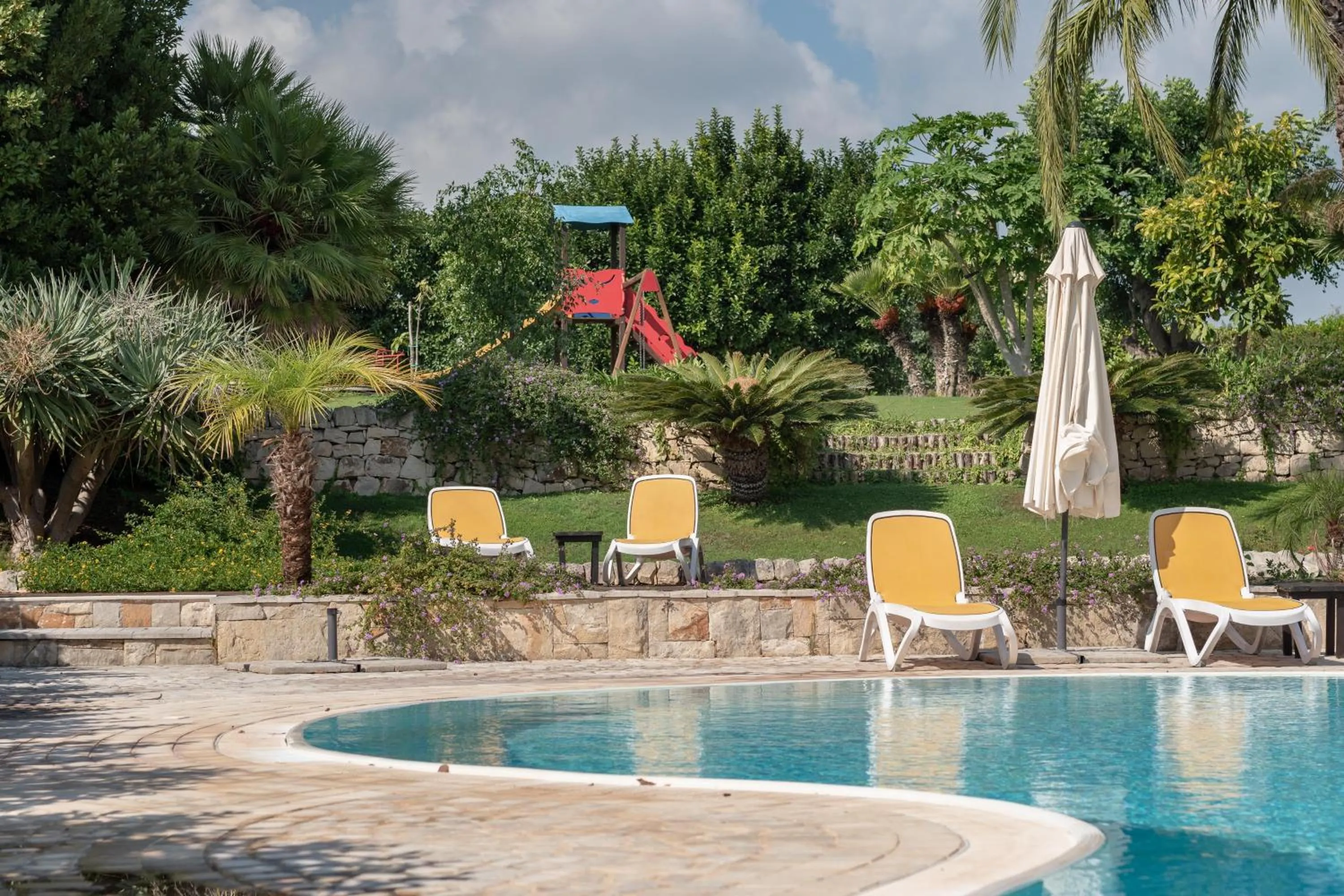 Children play ground in Relais Torre Marabino