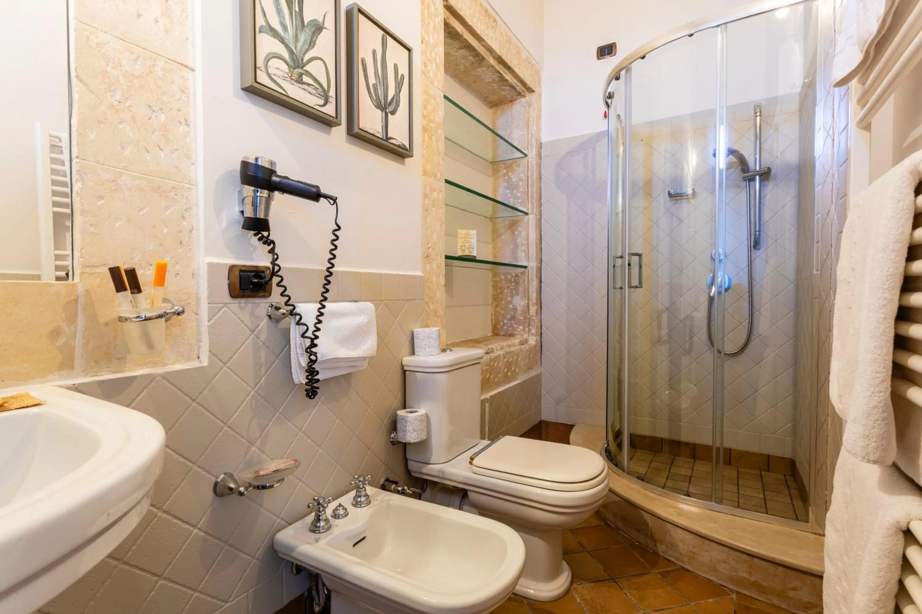 Bathroom in Relais Torre Marabino