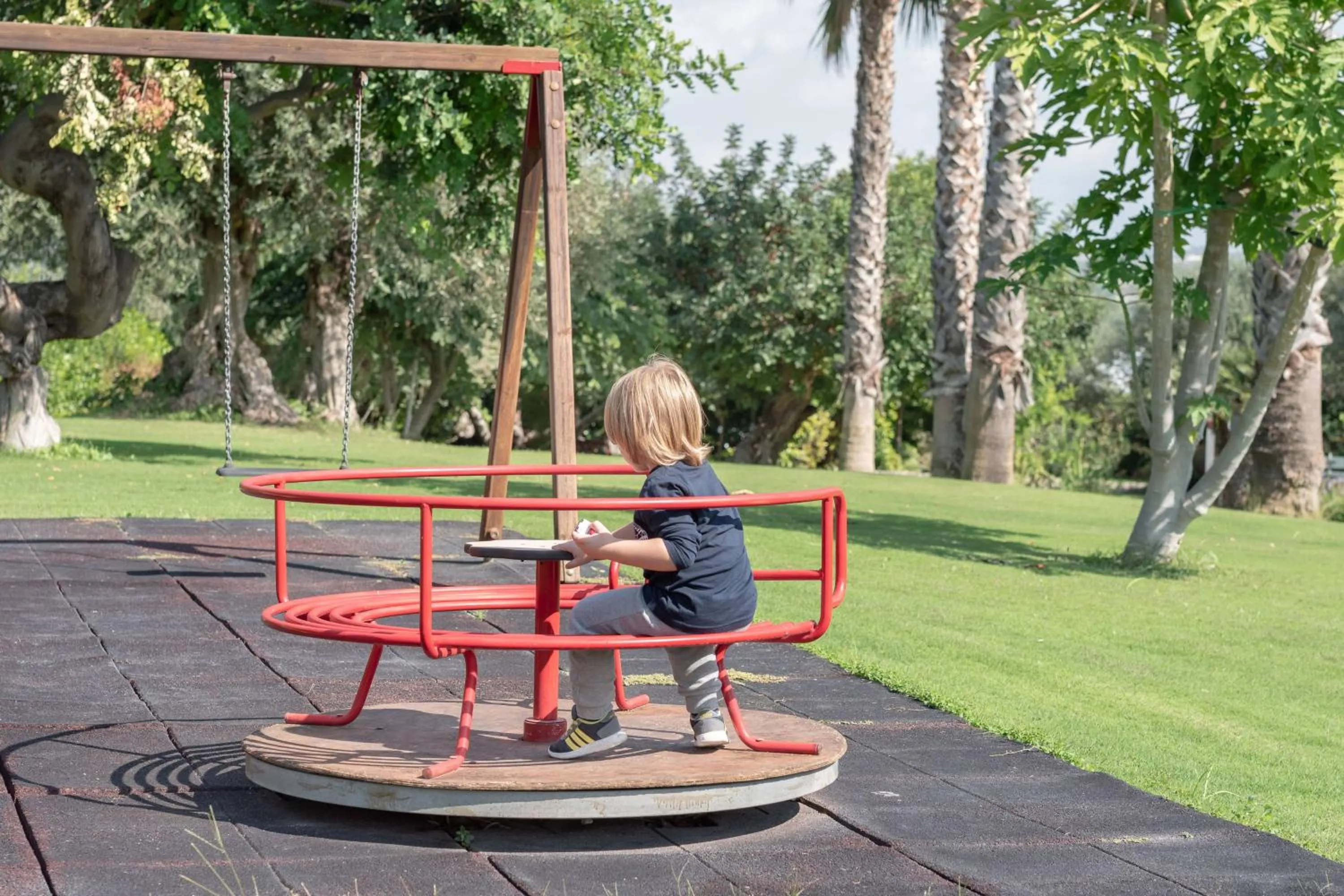 Children play ground in Relais Torre Marabino