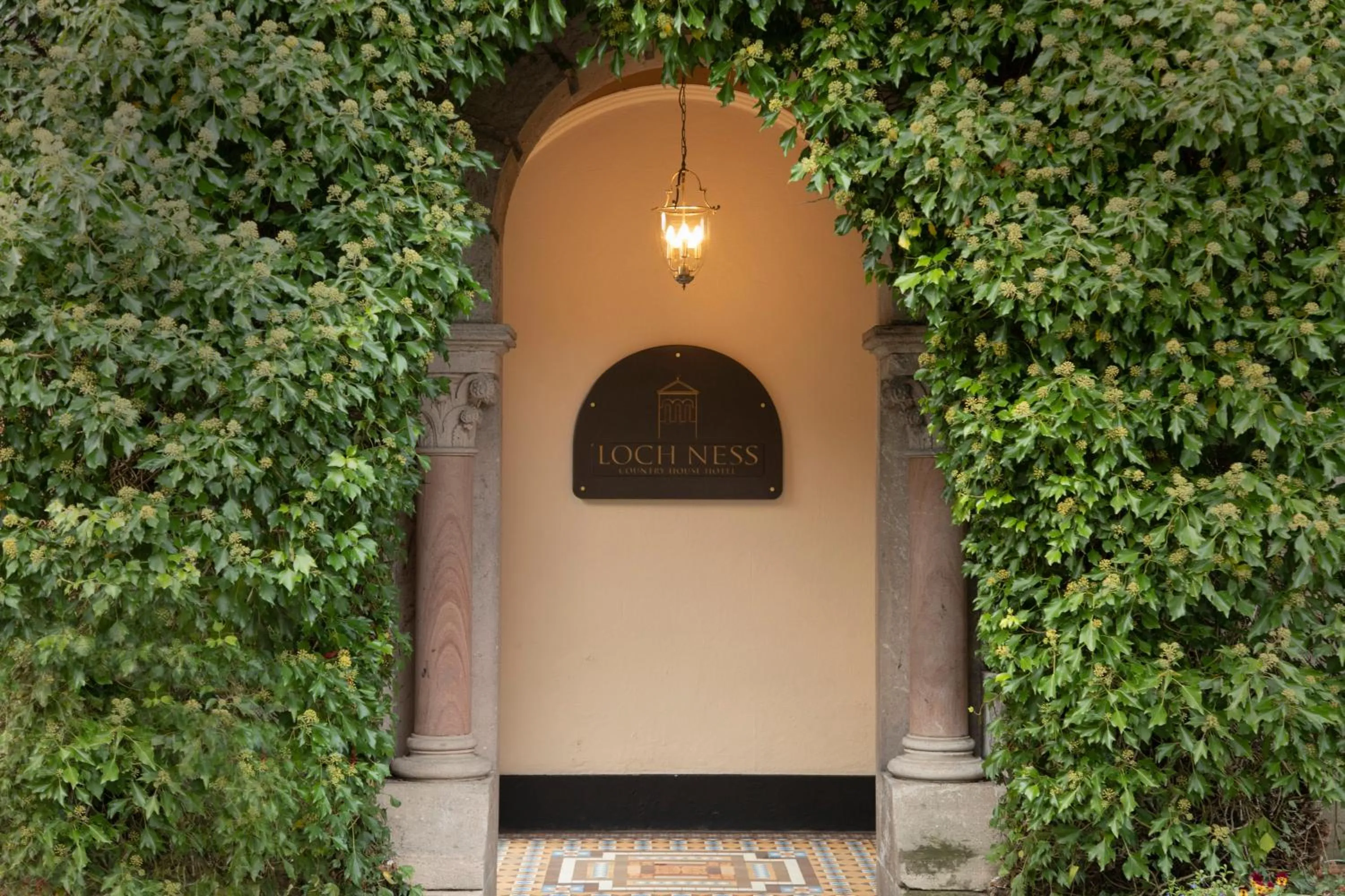Facade/entrance in Loch Ness Country House Hotel