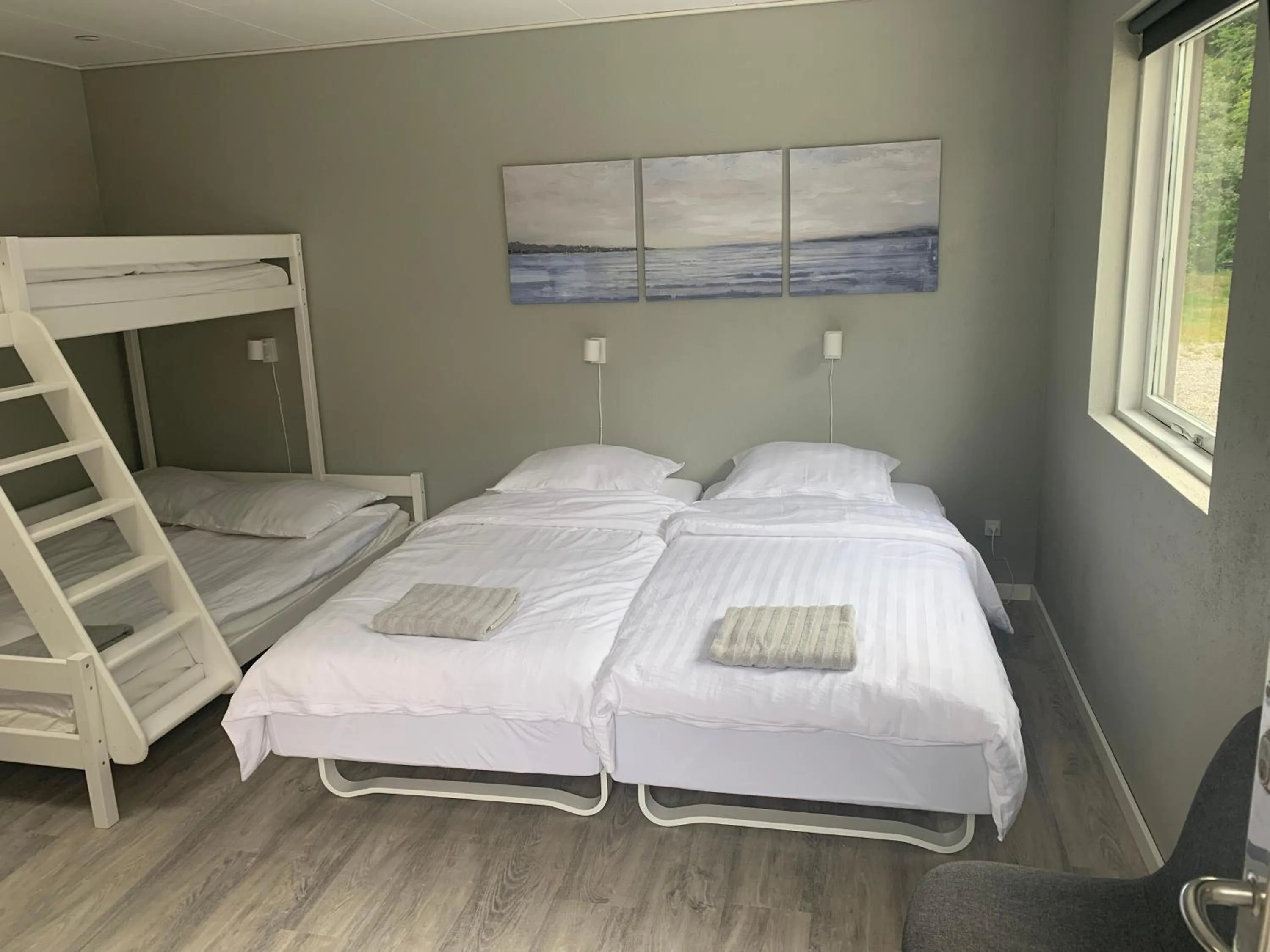 Bed in Jerup Bed & Breakfast