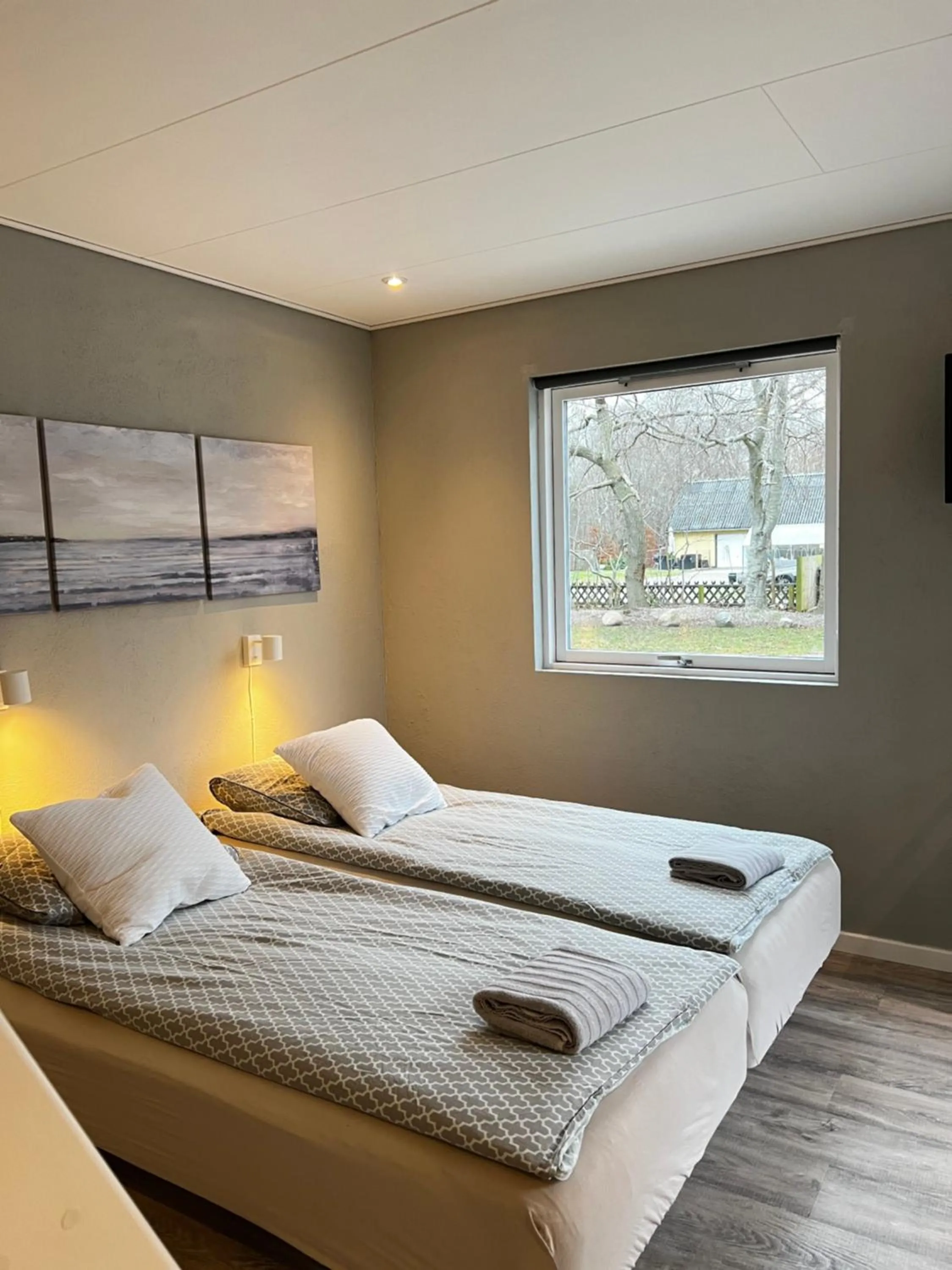 Bed in Jerup Bed & Breakfast