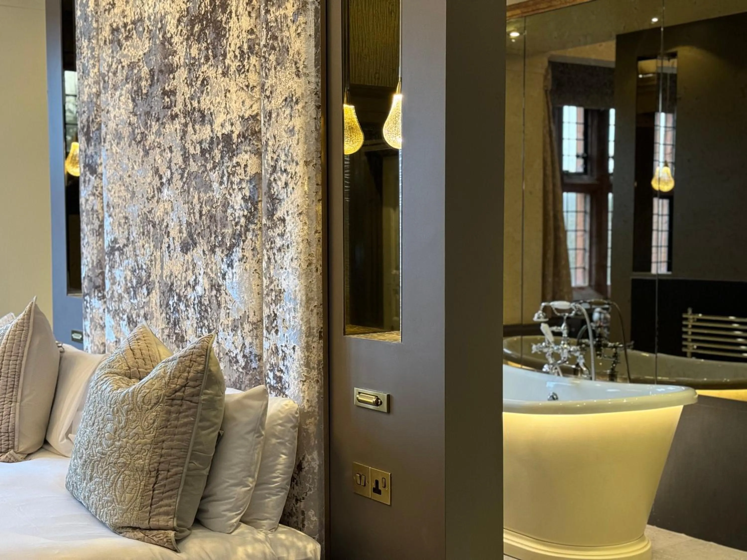 Bedroom in Abbey House Hotel