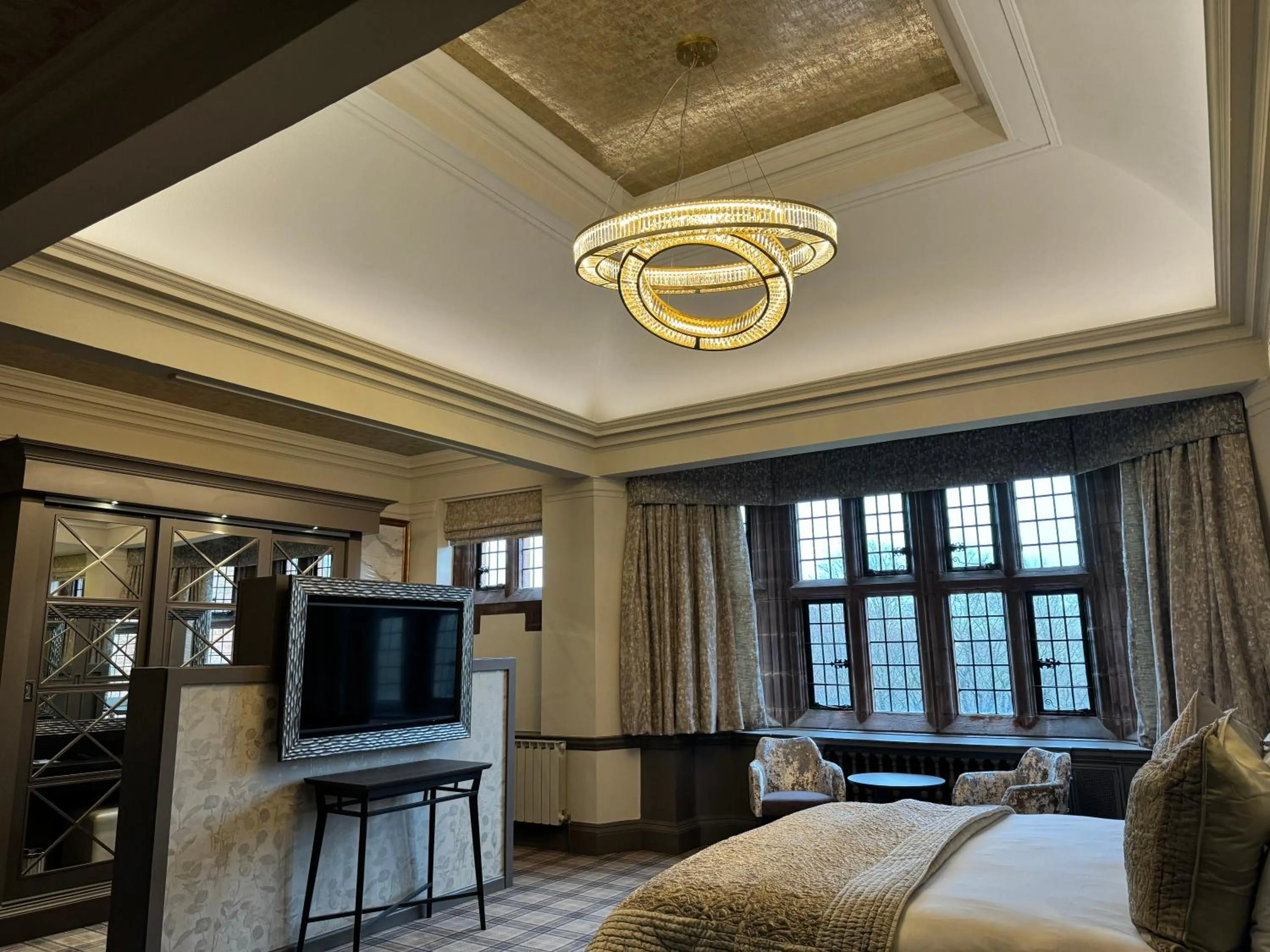 Bedroom, Bed in Abbey House Hotel