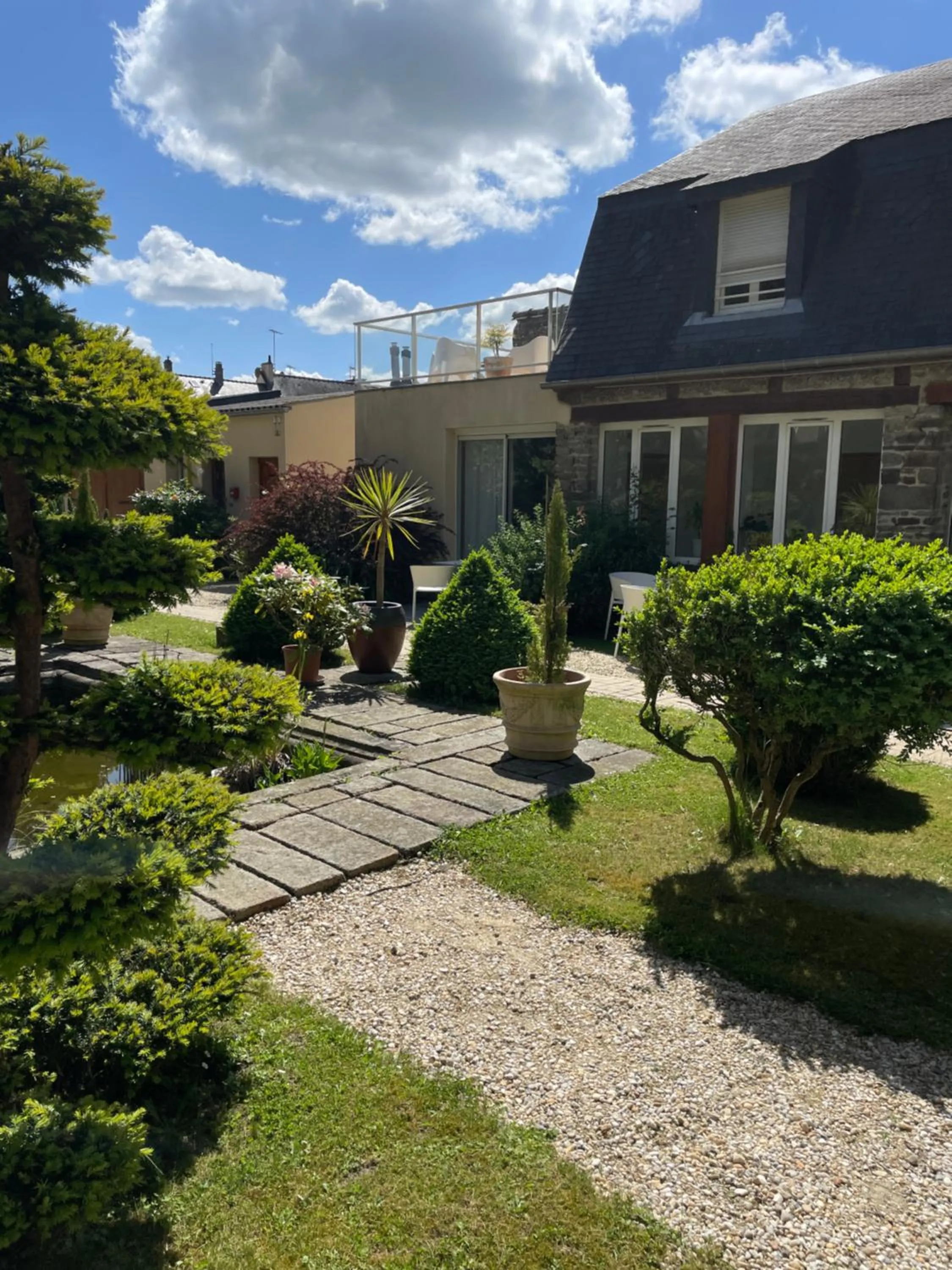 Garden in Hôtel Victor Hugo
