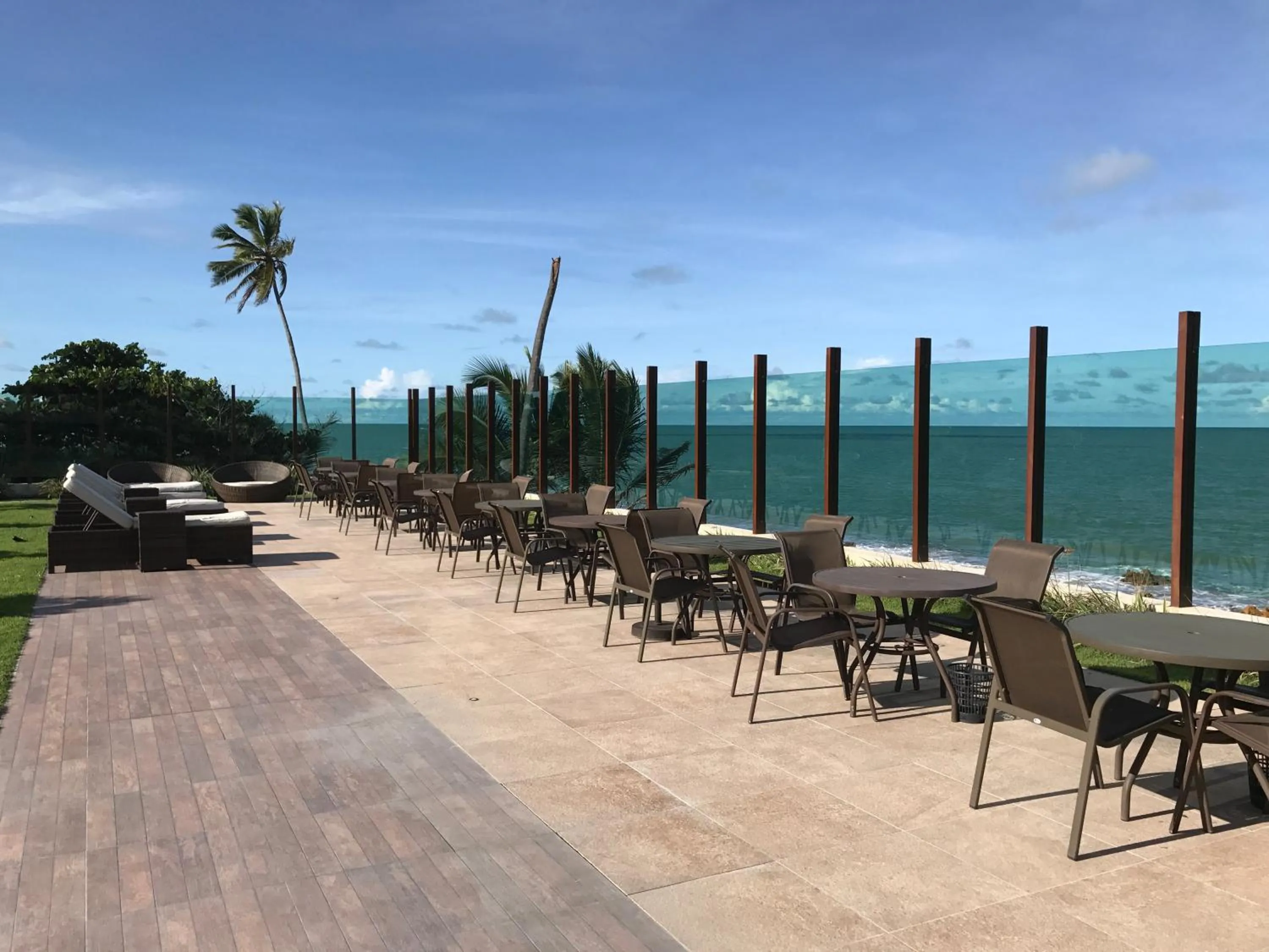 Patio in Luxor Tabatinga Beira Mar