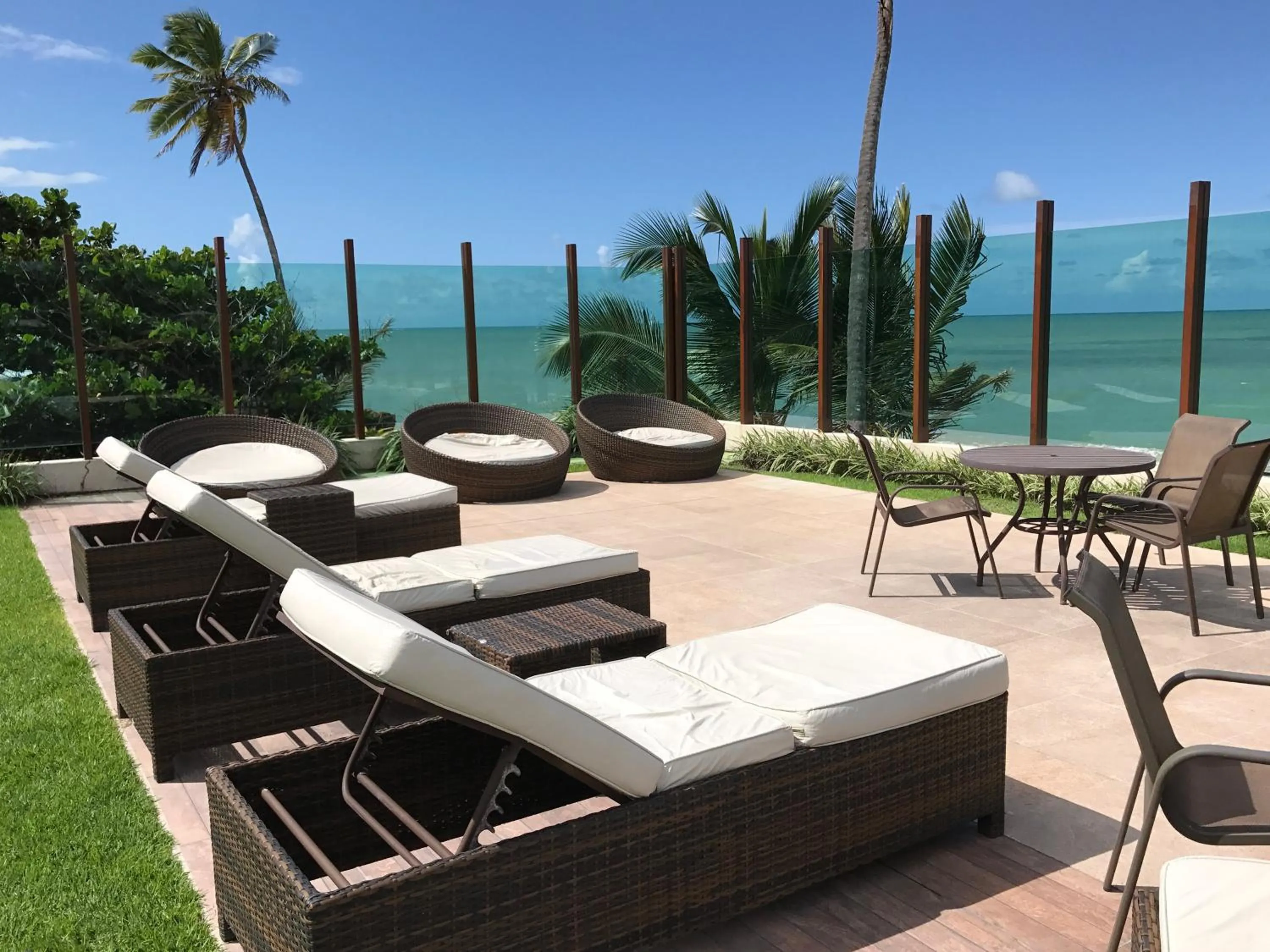 Patio in Luxor Tabatinga Beira Mar