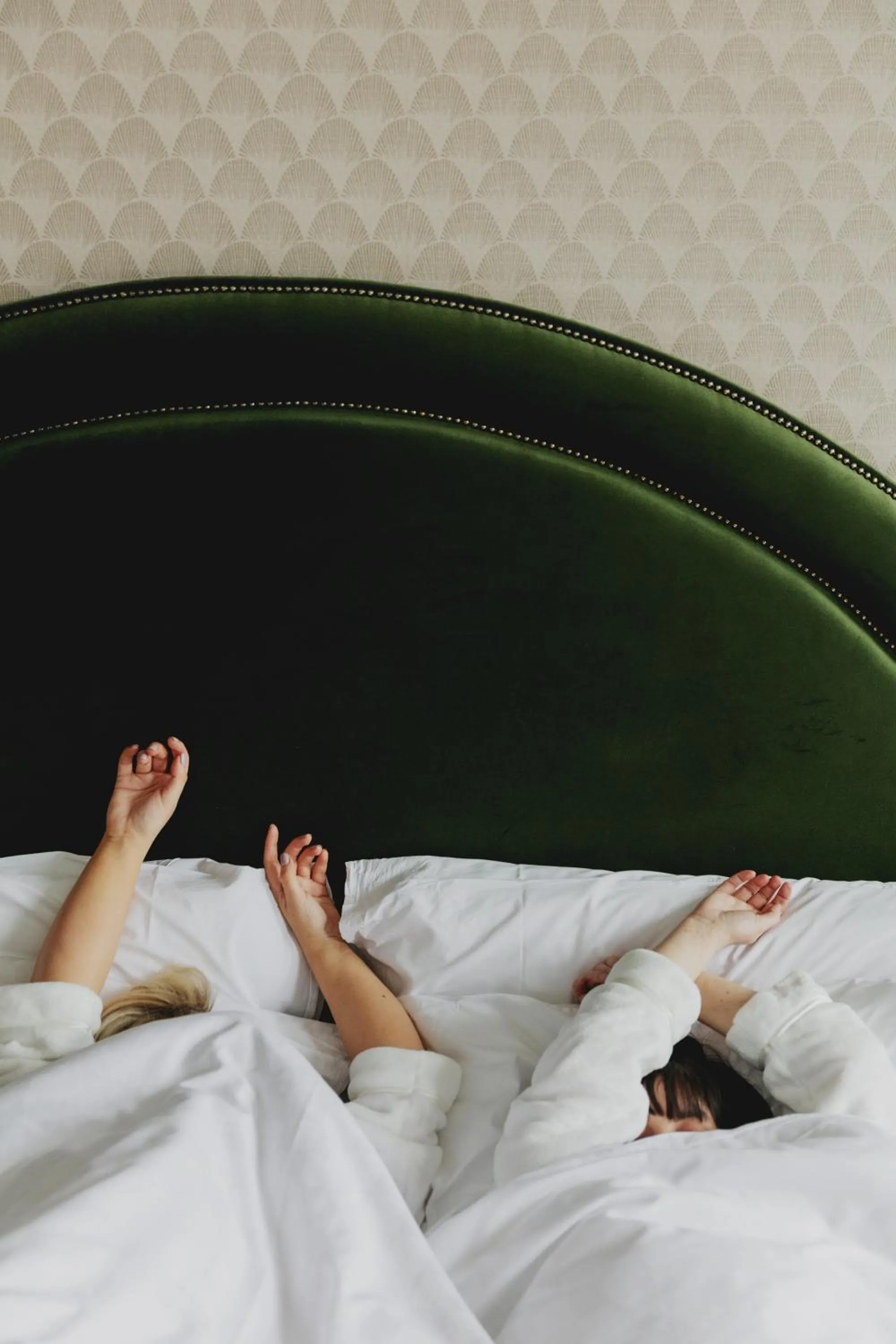 People, Bed in The Queens Hotel