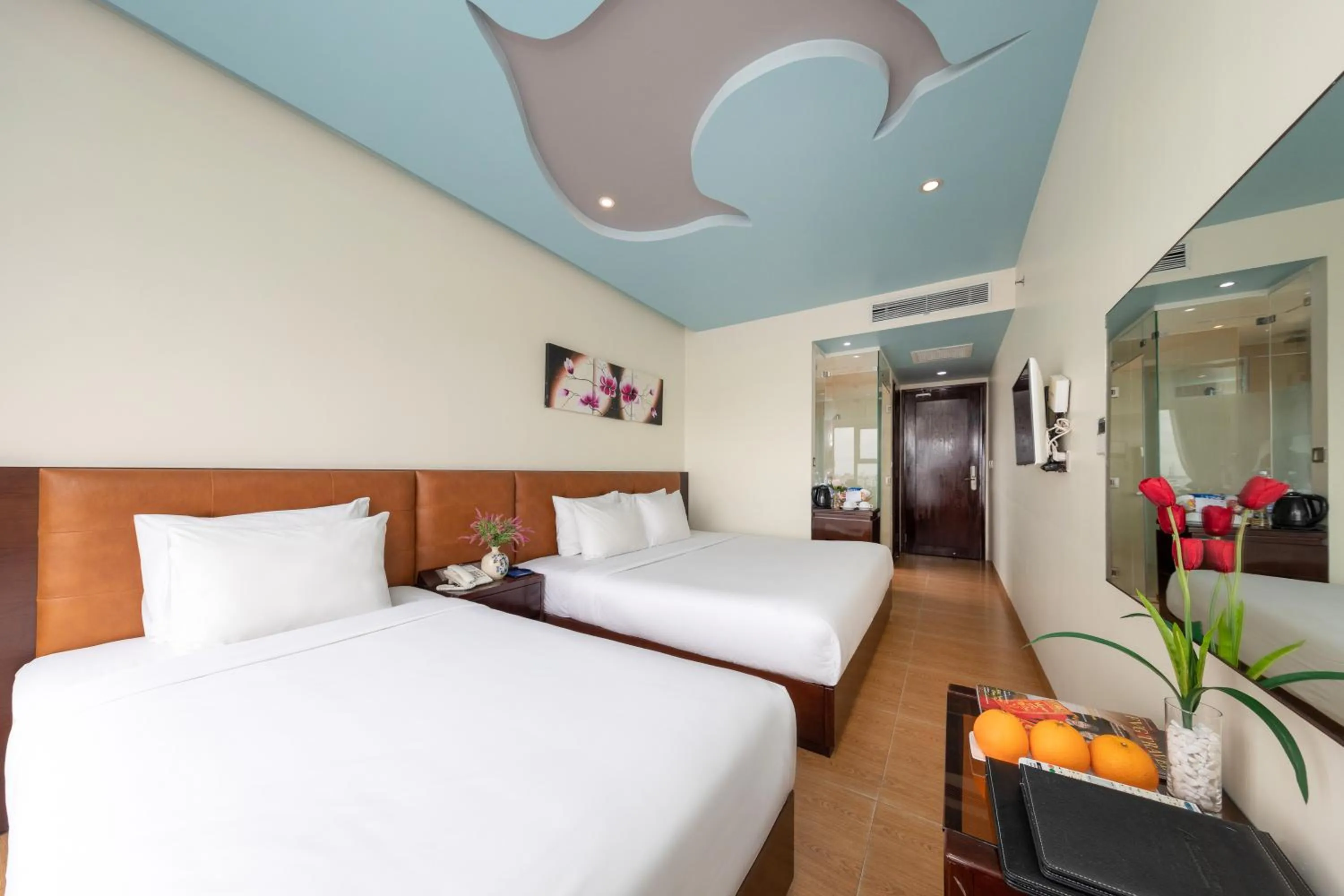 Bed in ANFADA Hotel Danang
