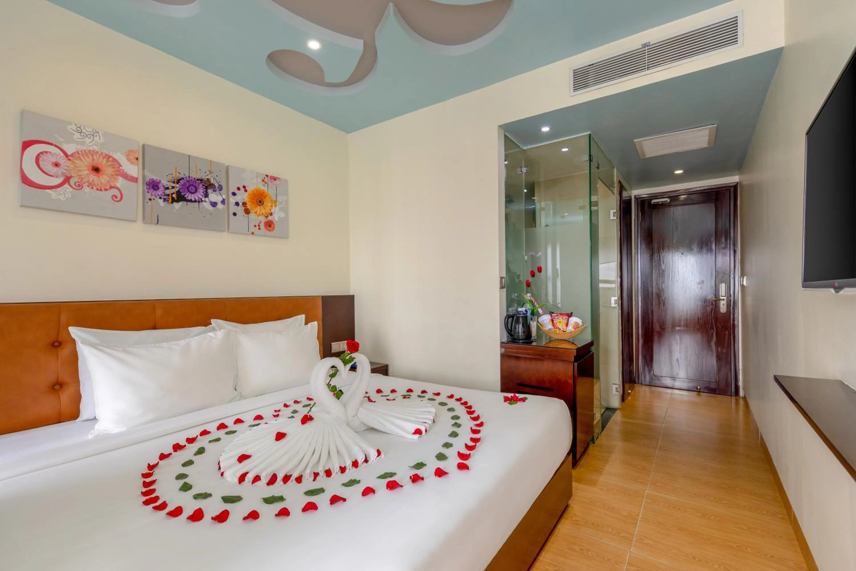 Bed in ANFADA Hotel Danang