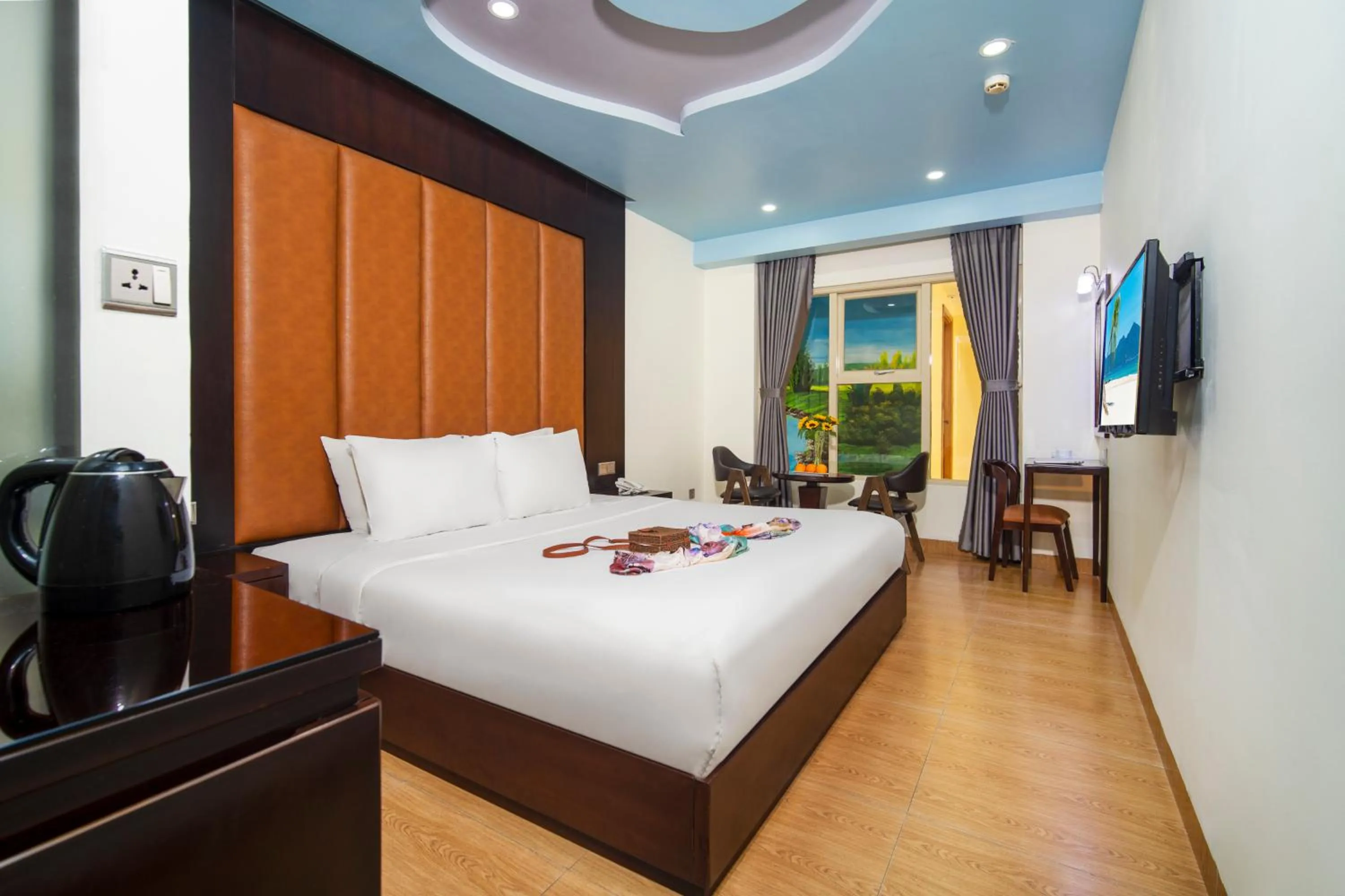 Bed in ANFADA Hotel Danang