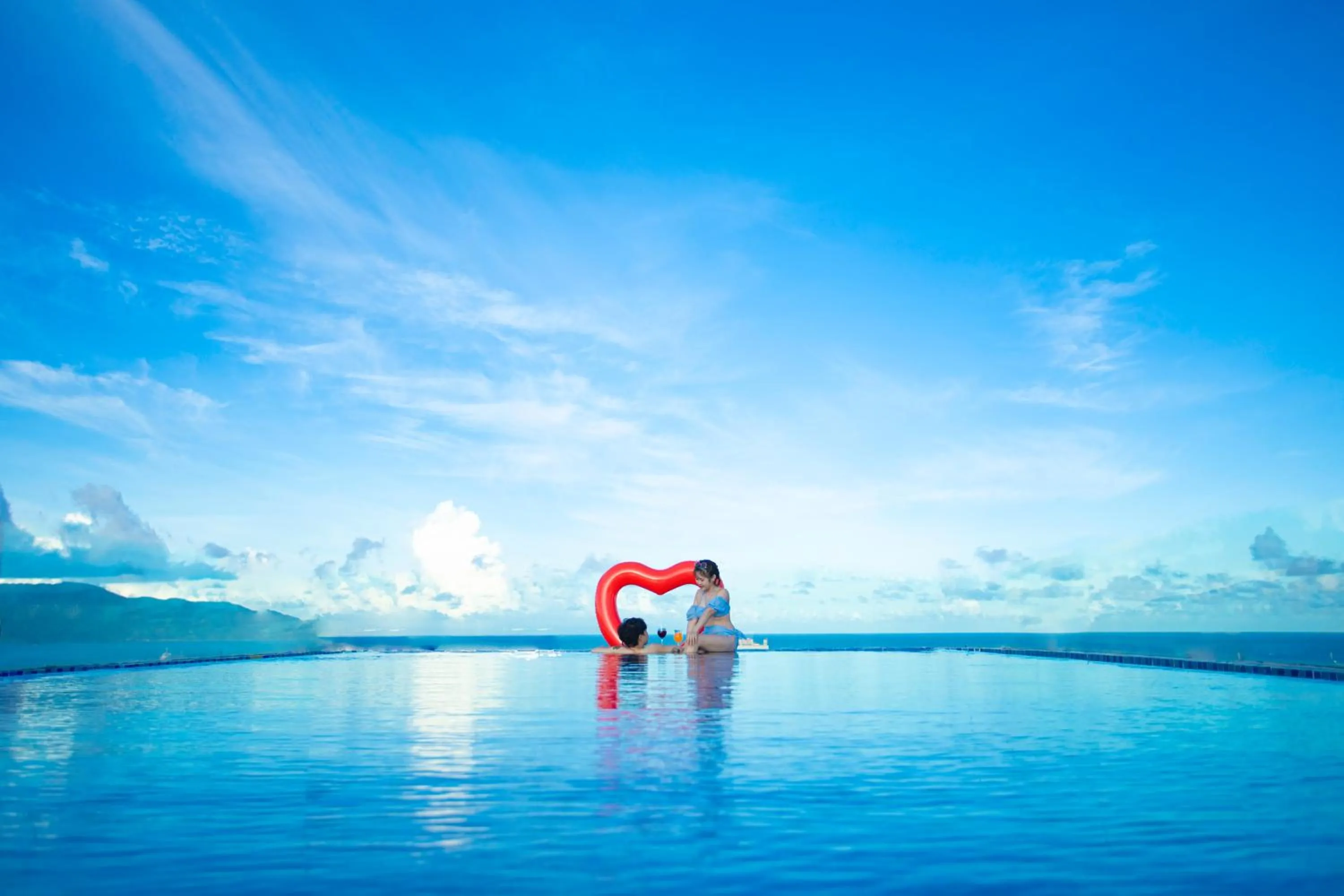Swimming pool in ANFADA Hotel Danang