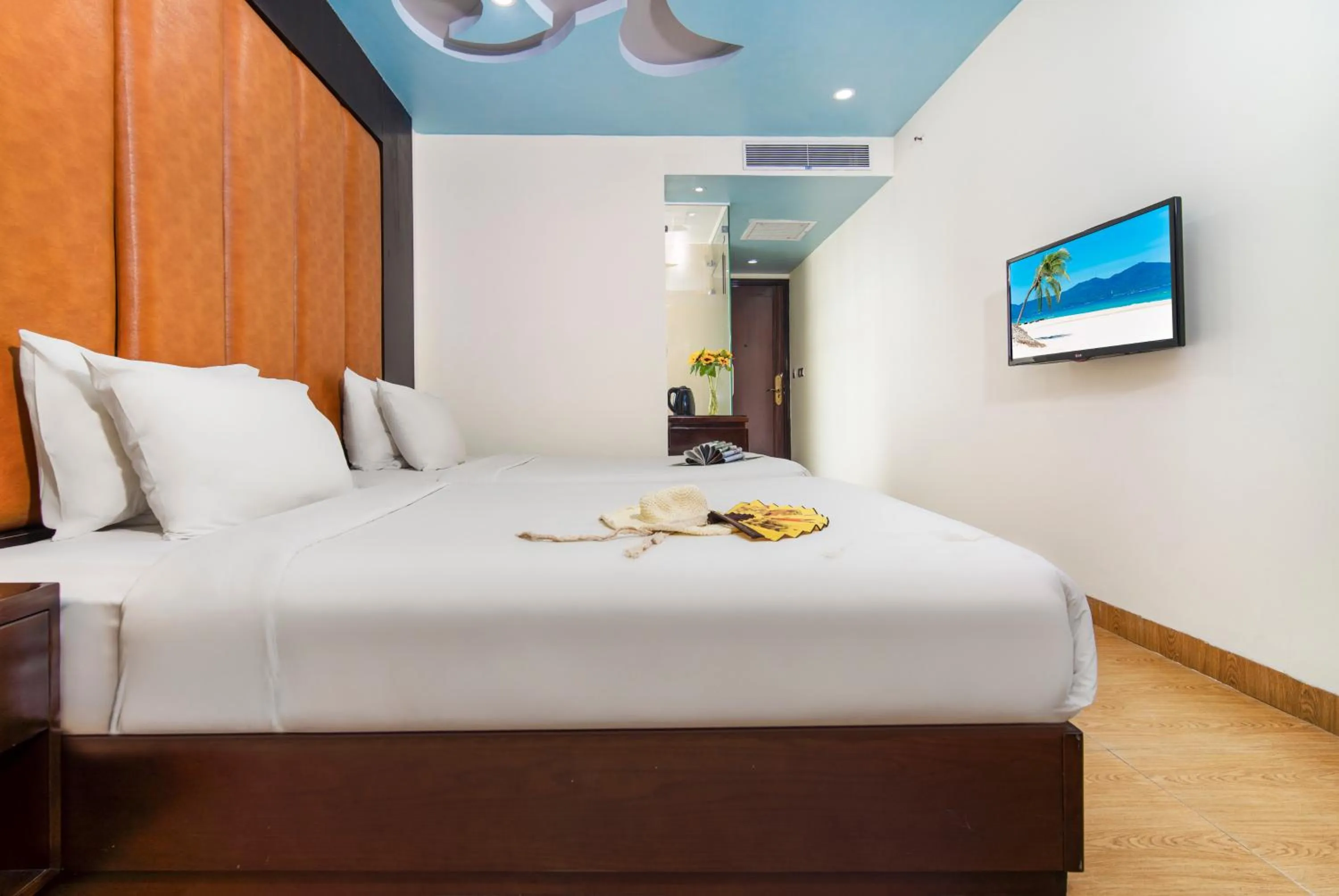 Bed in ANFADA Hotel Danang