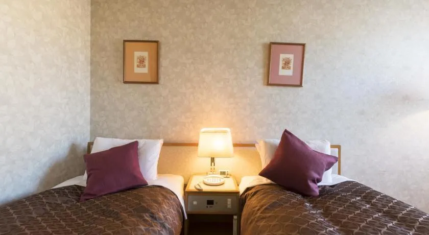 Bed in Sky Hotel Uozu