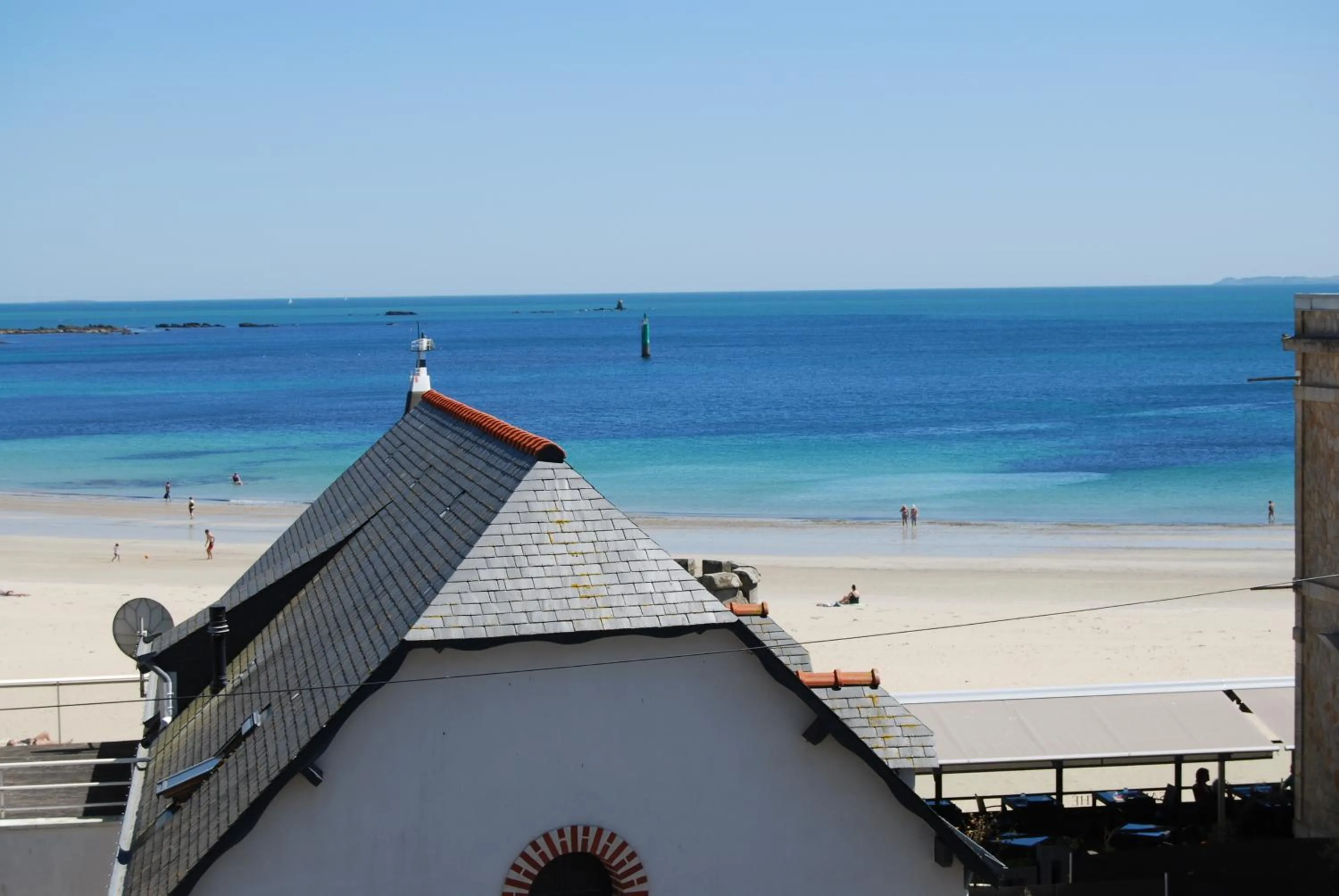 Sea view in Hôtel des Druides
