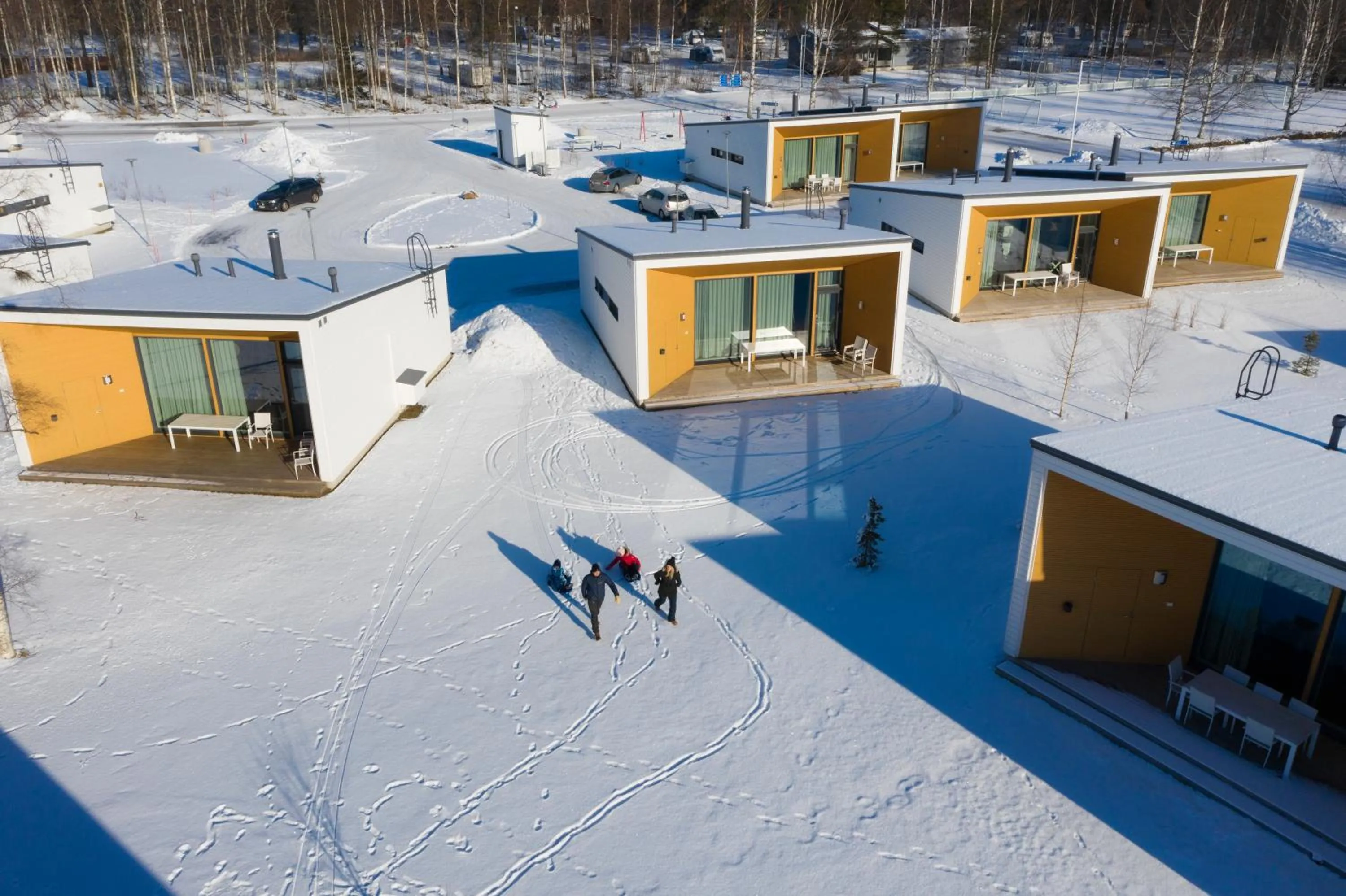 Bird's eye view in Nallikari Seaside Villas