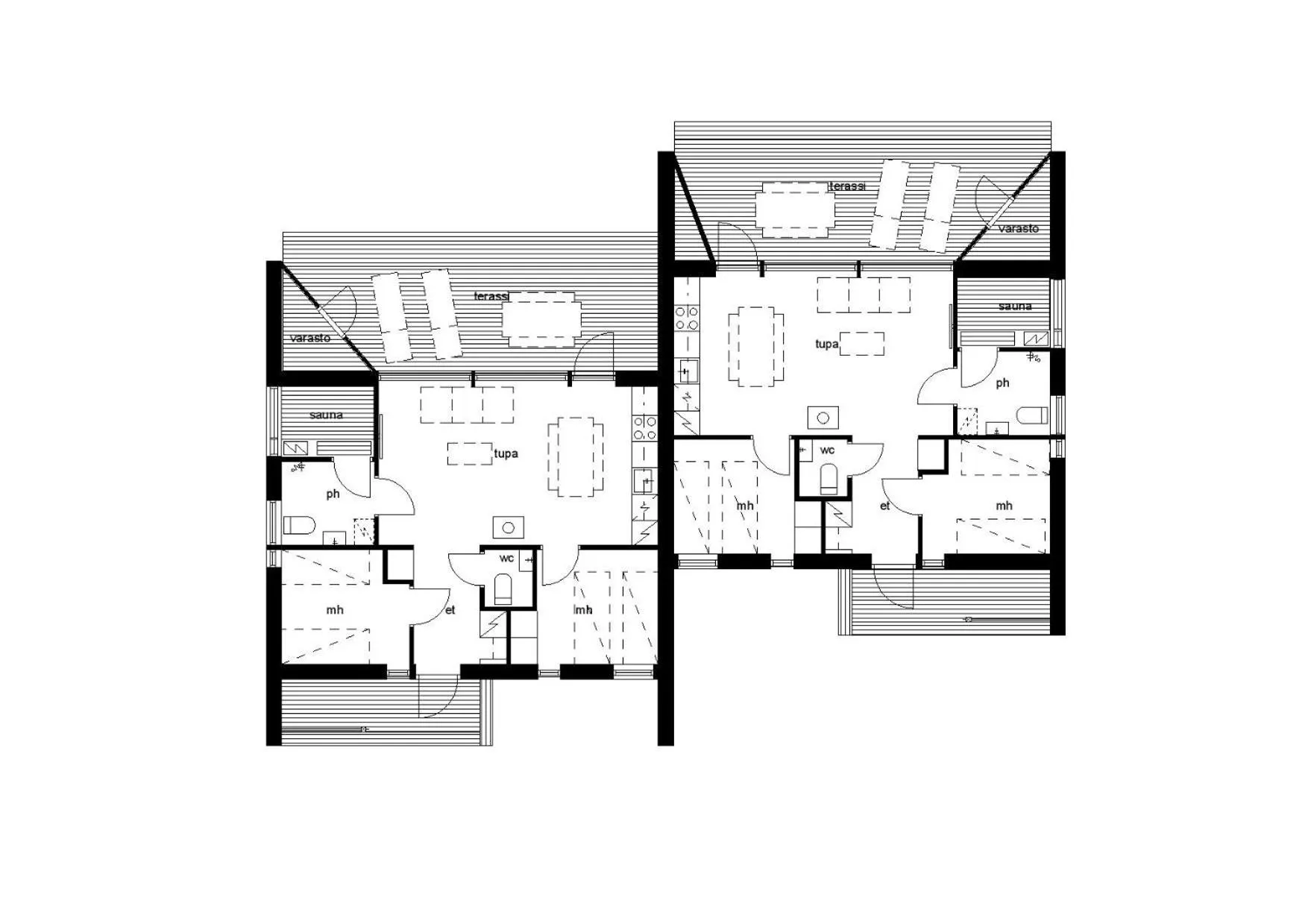 Floor plan in Nallikari Seaside Villas